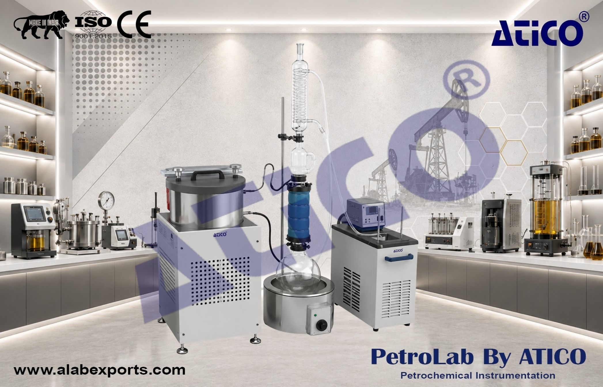 Centrifugal extractor laboratory and Oilfield instruments