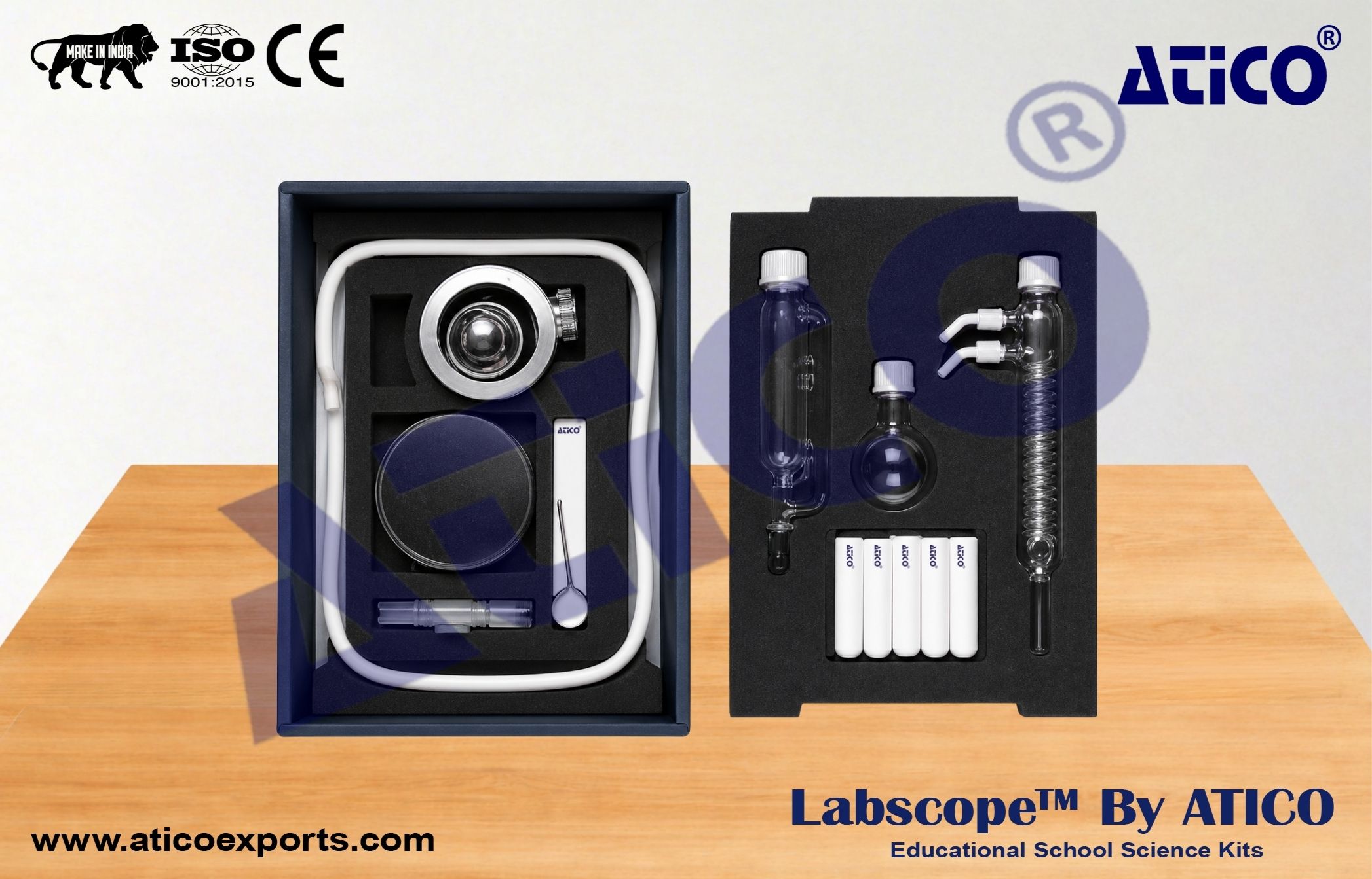 Chemistry Students kit Extraction for Lab Use in Schools & Colleges ATICO Export