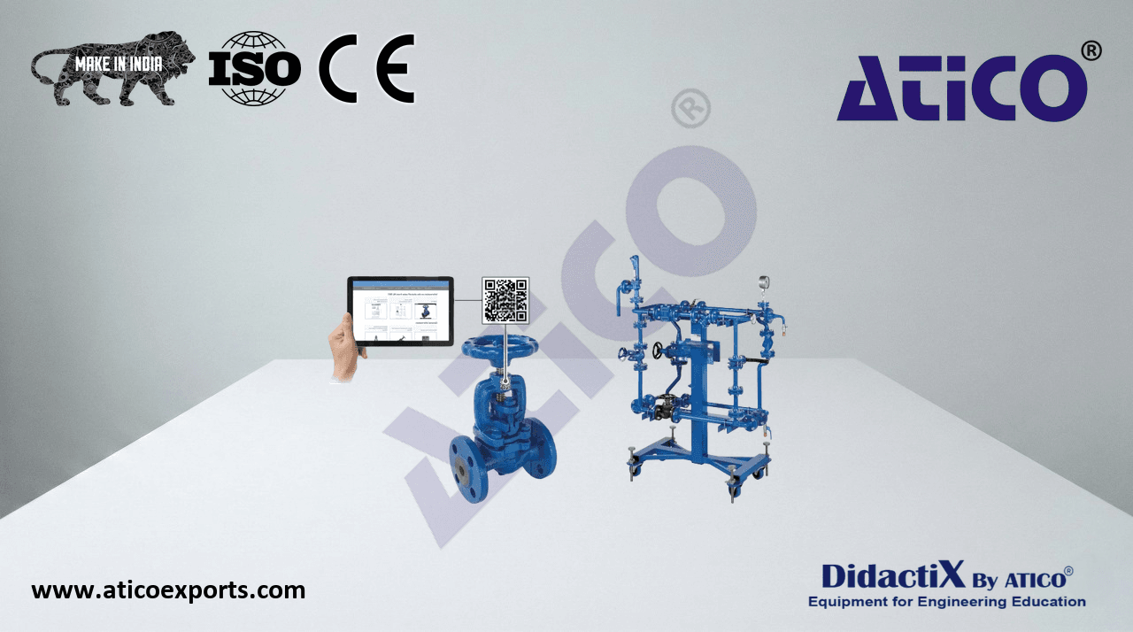 Compact assembly station pipes, valves and fittings