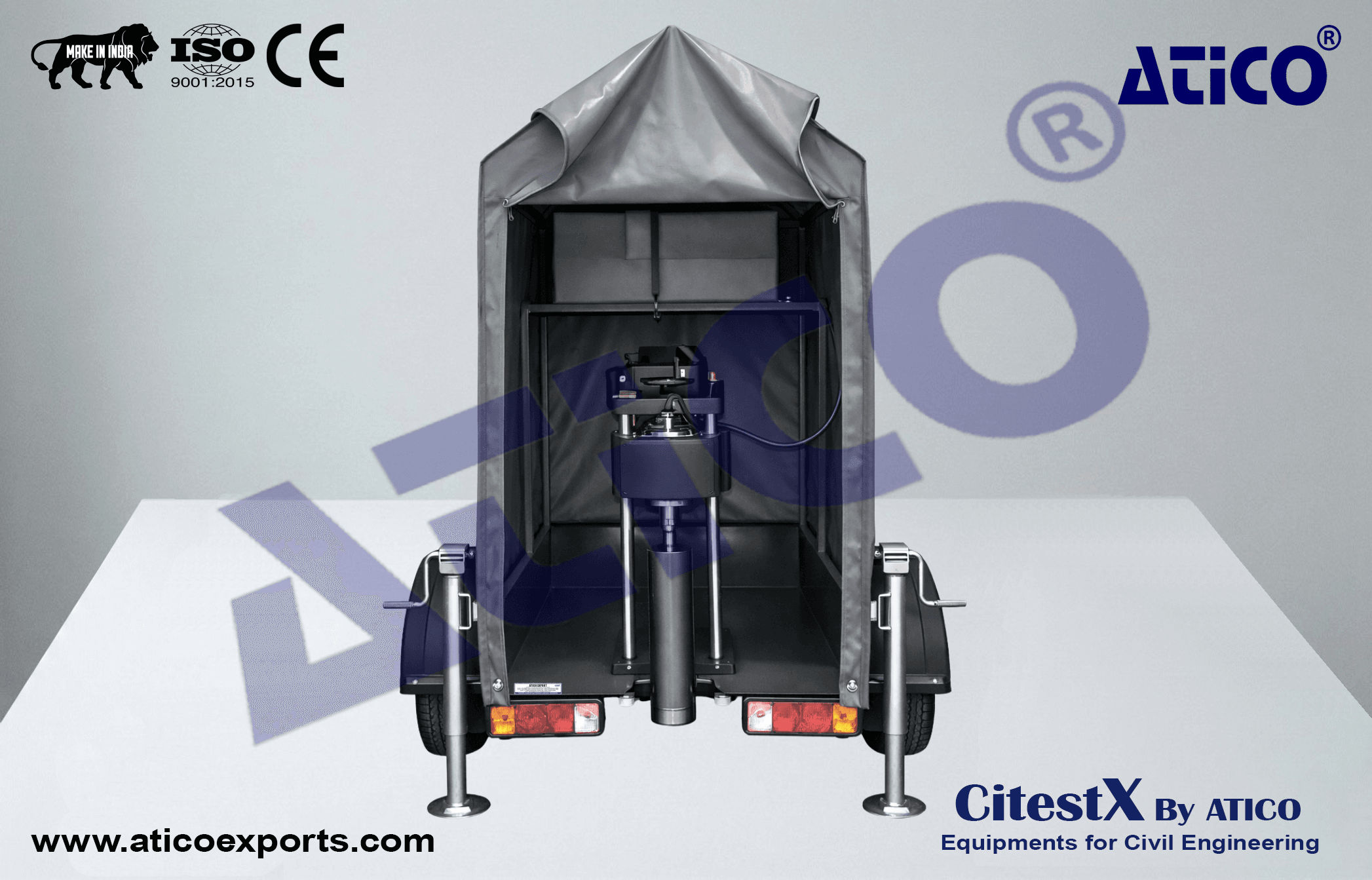 Core Drilling Machine On Trailer (Petrol Engine)