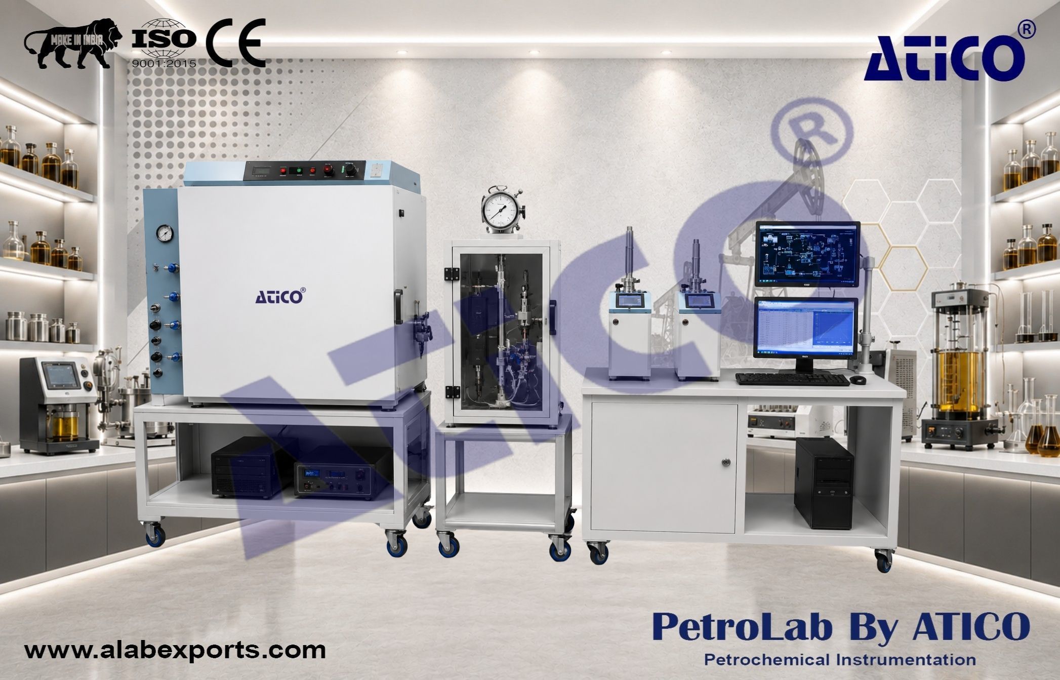 Core flood system for EOR by steam injection system and trainers