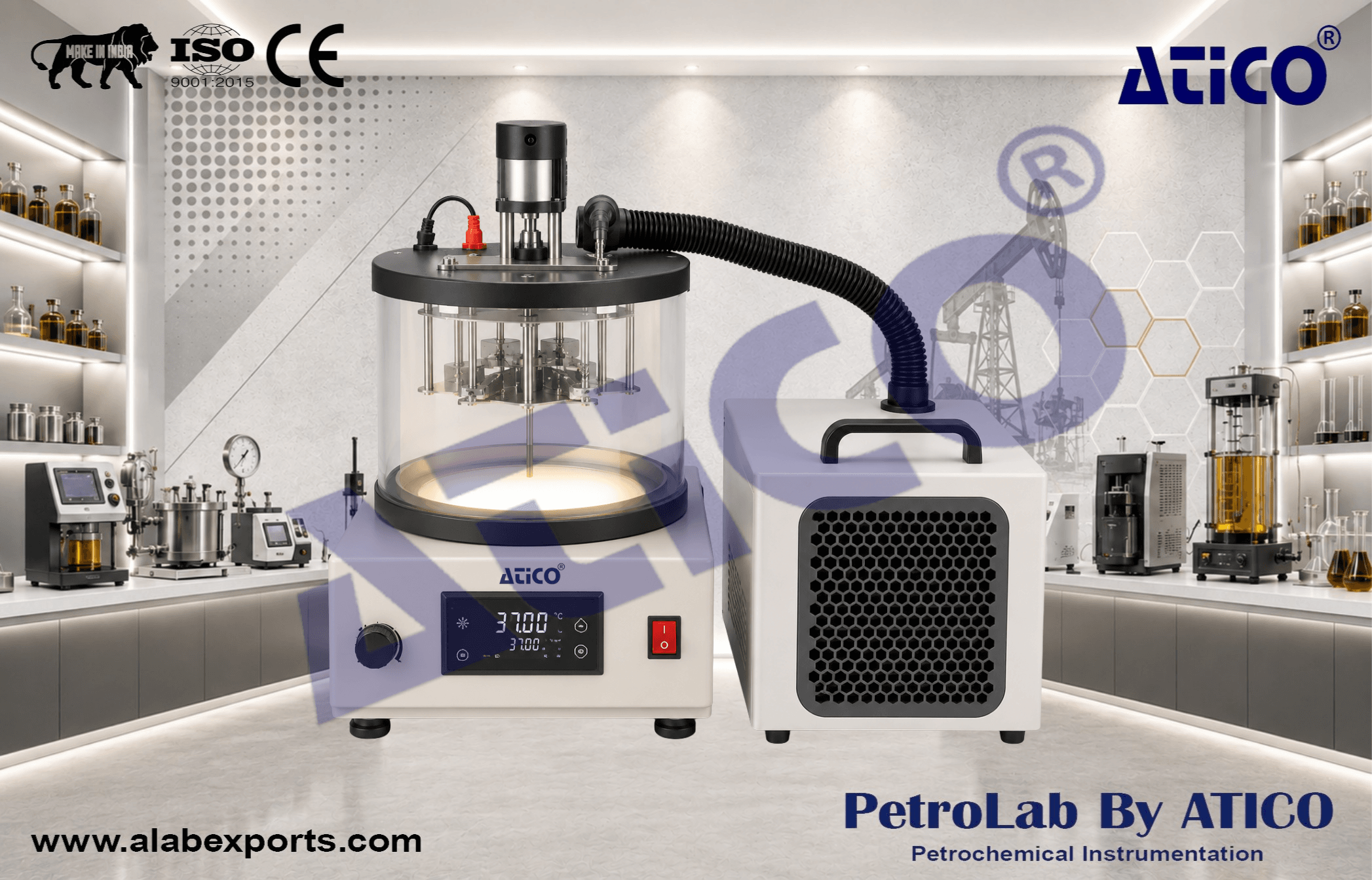 Crude Oil and Petroleum Product Density Testing Equipment Pycnometer Method by ATICO EXPORT