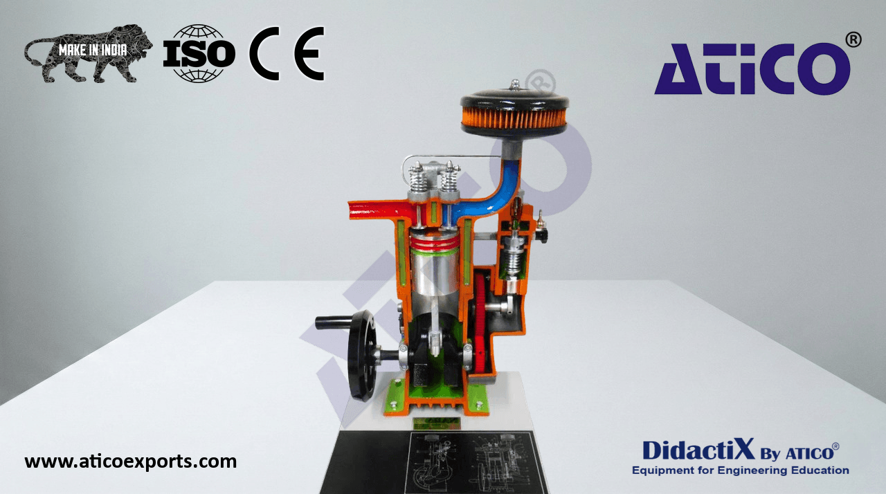 Diesel Engine Model, 4-Stroke, Indirect Injection