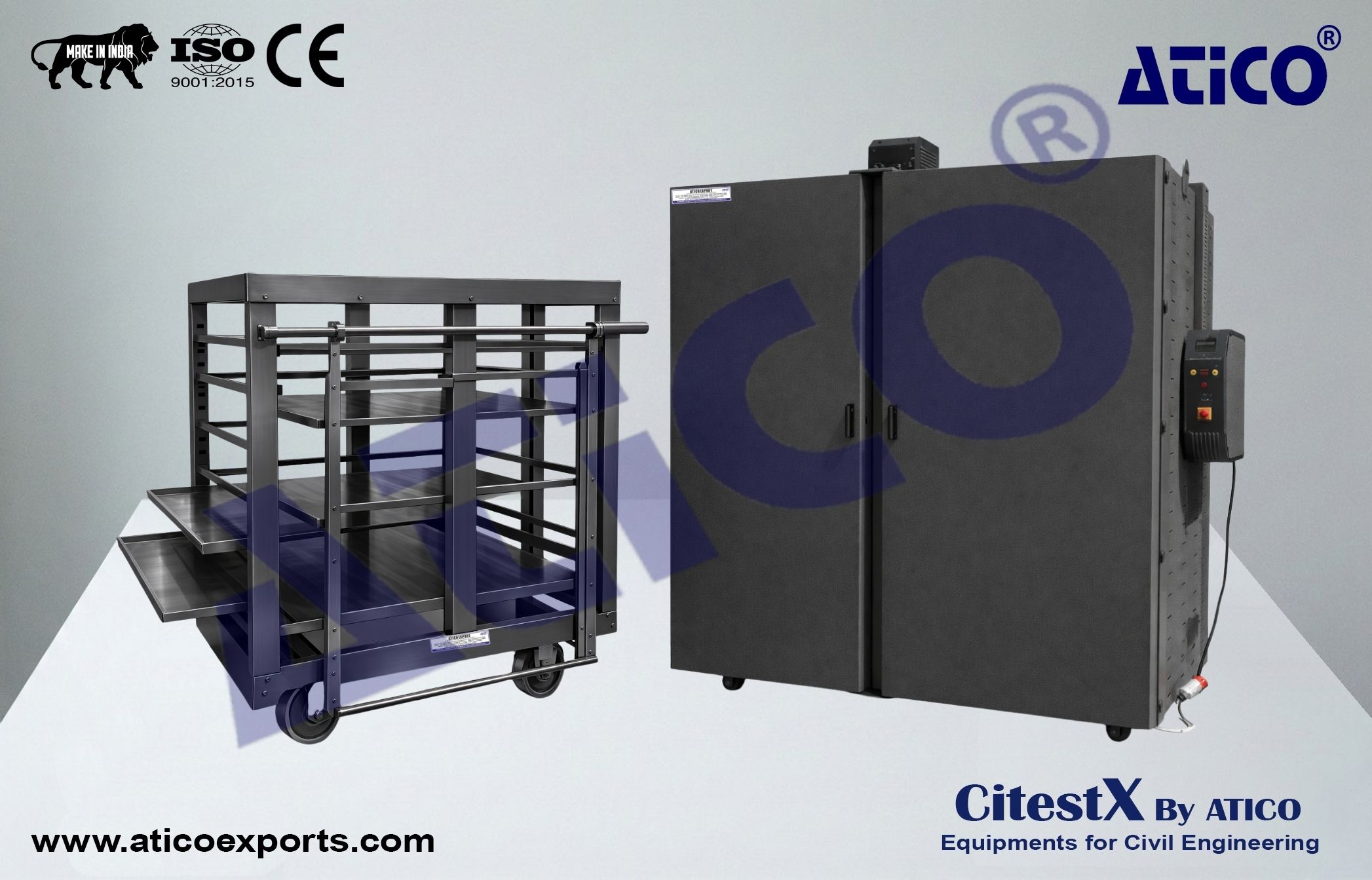 Drying Oven with Platform Cart