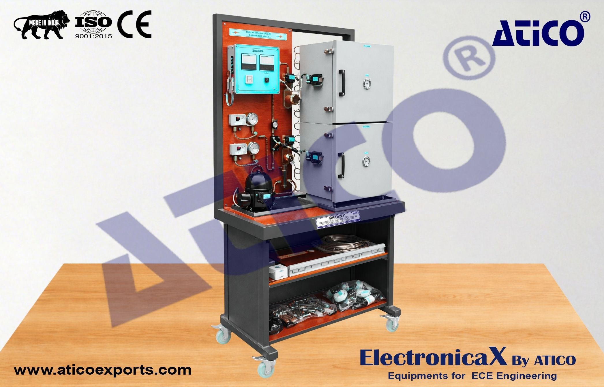 Double Evaporator Refrigeration Freezer Trainer