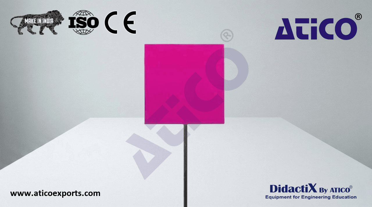 Drag body square plate