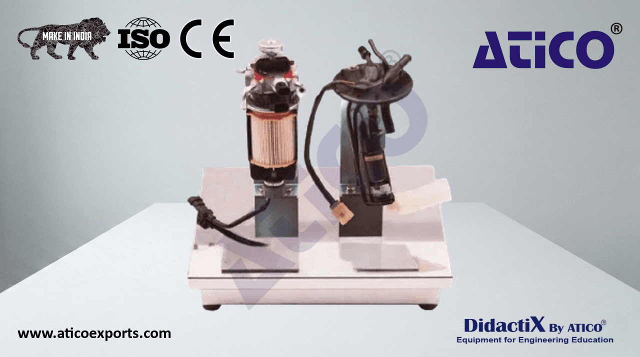 Electric Fuel Pump and Priming Filter Model