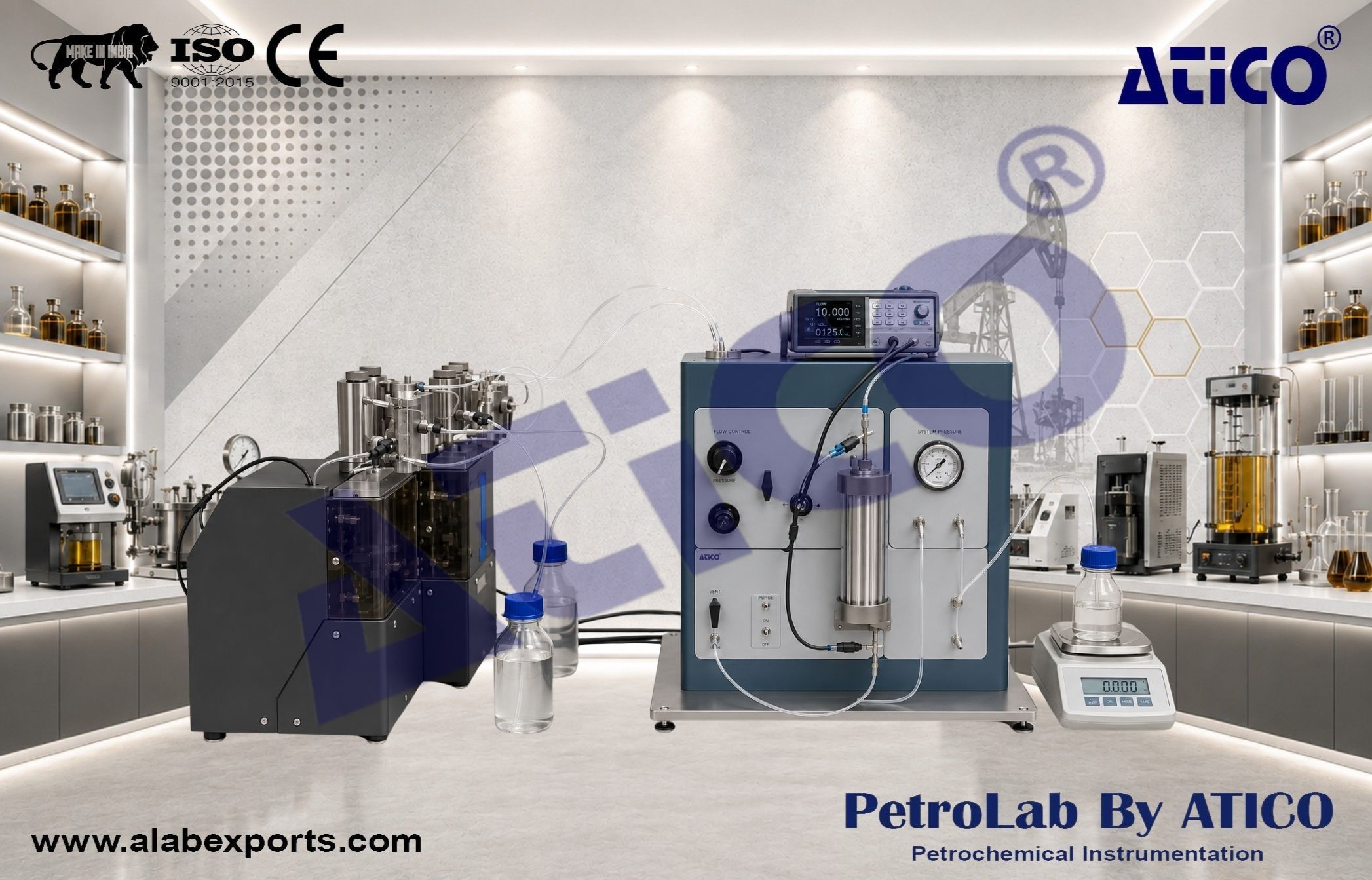Educational Steady state relative permeameter Routine core analysis Instruments