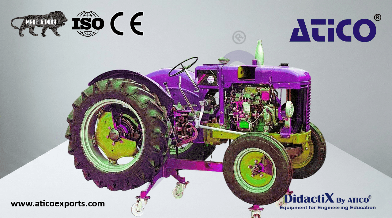 Farm Tractor Cut-Away, 4-Stroke Diesel Engine, 25R
