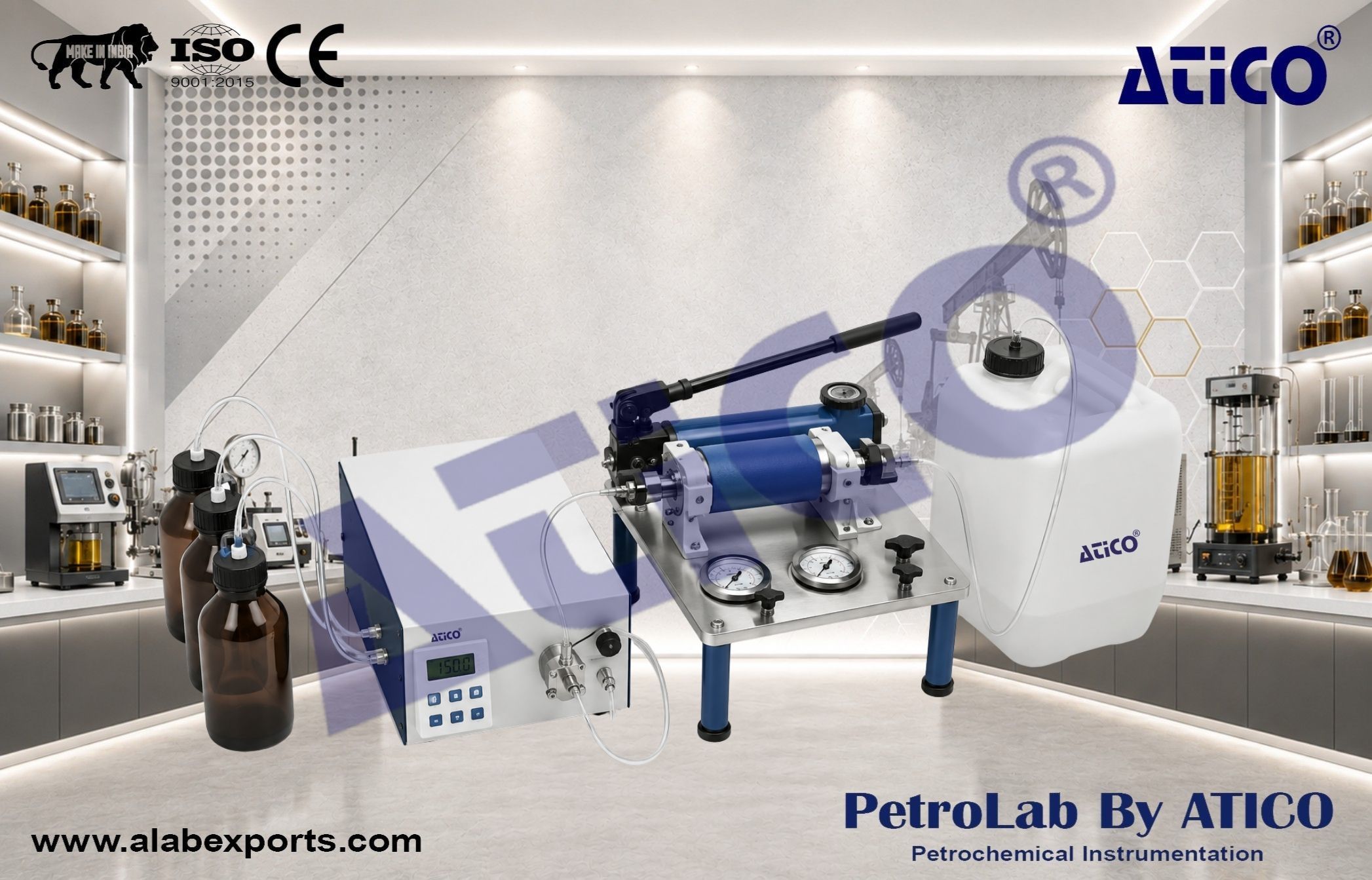 Flow through core cleaner laboratory and Oilfield instruments
