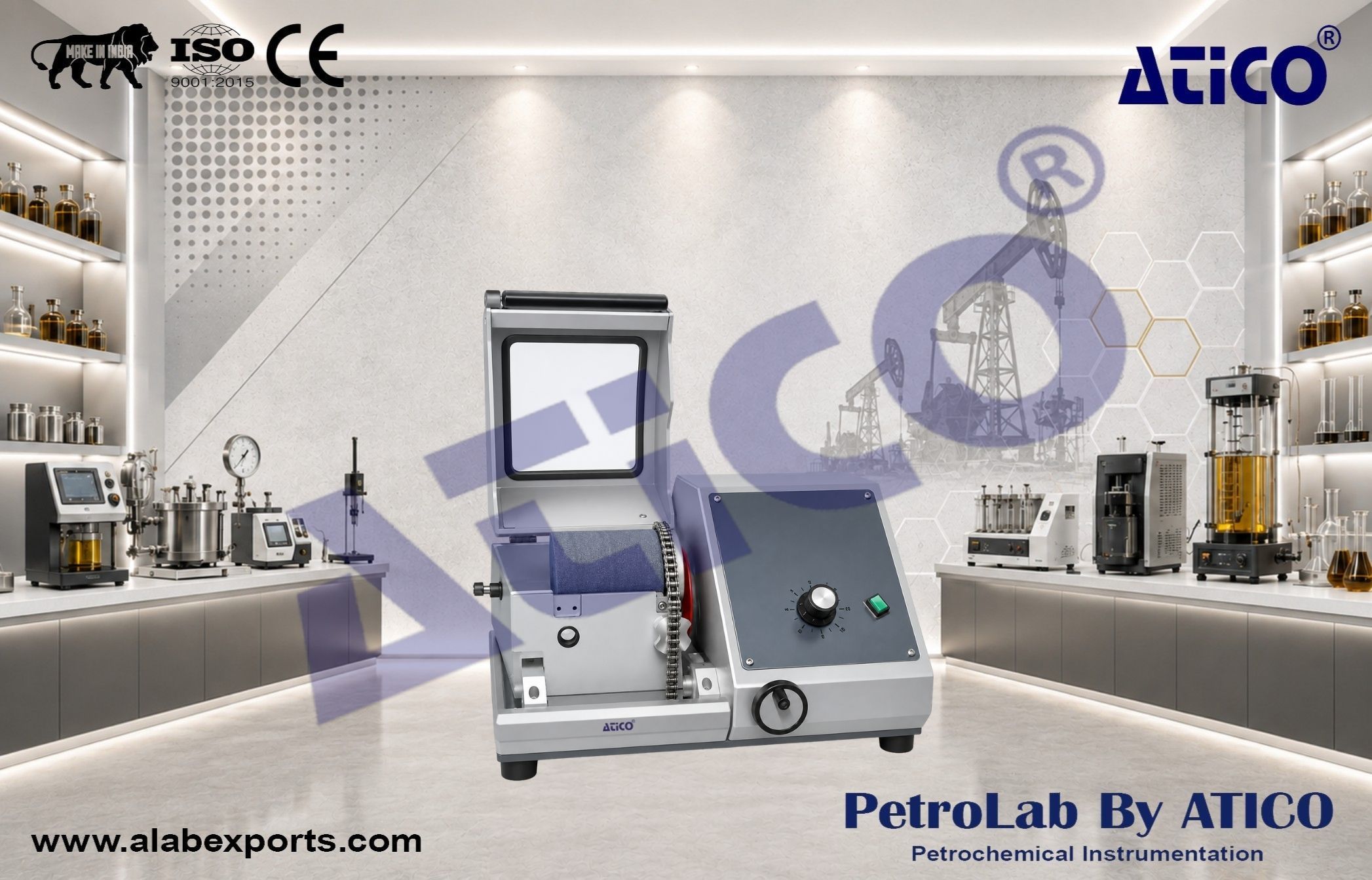 Full size core end face grinder laboratory and Oilfield instruments