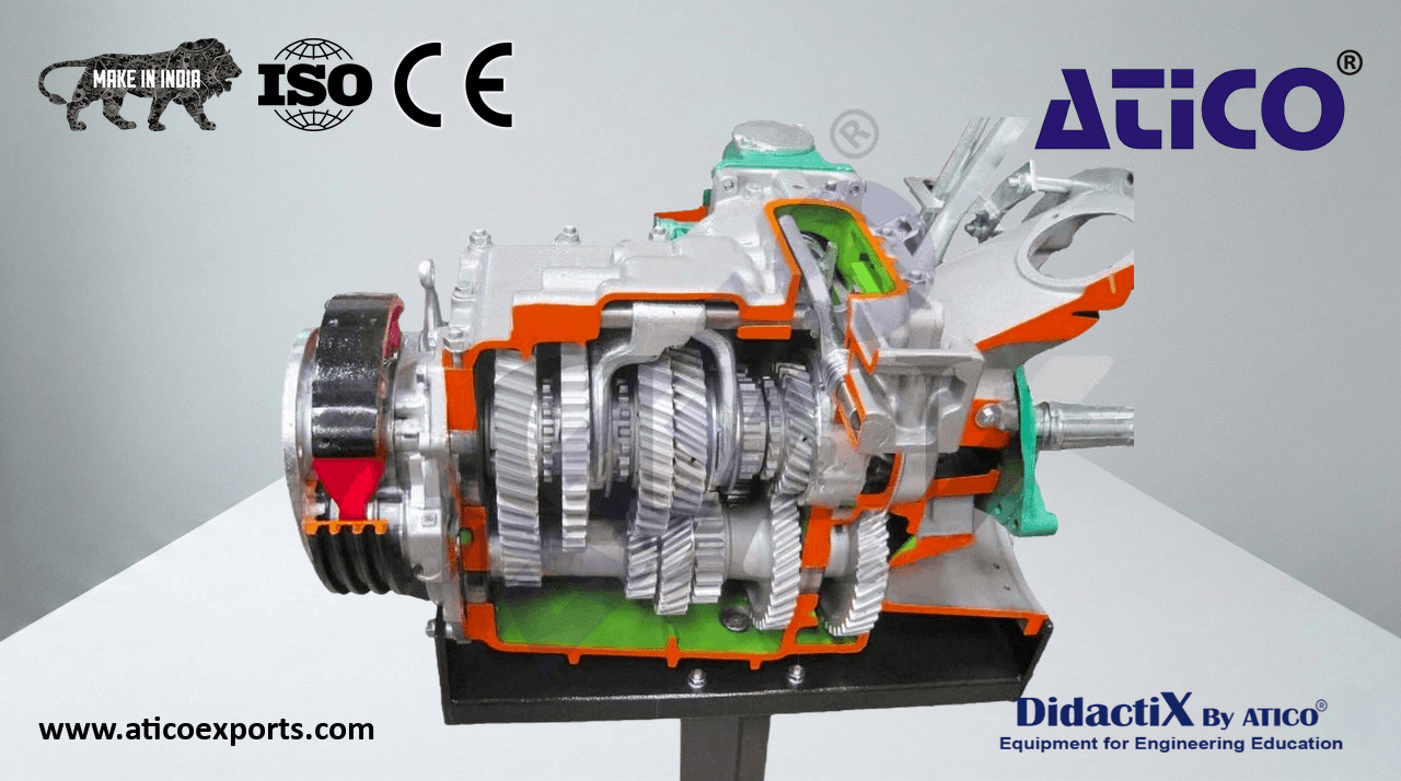 Gearbox Cut-Away, Heavy-Duty, with Reduction Gear