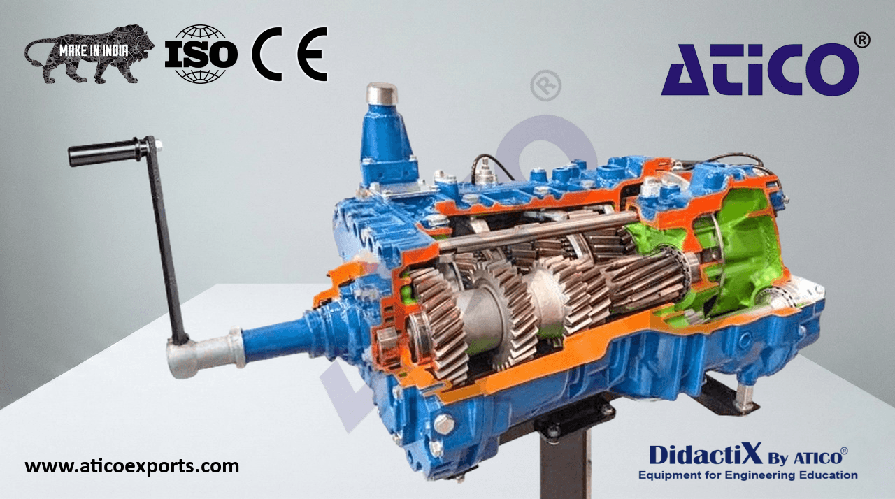 Heavy-Duty Transaxle Cut-Away, 16 Speed + 2 Reverse