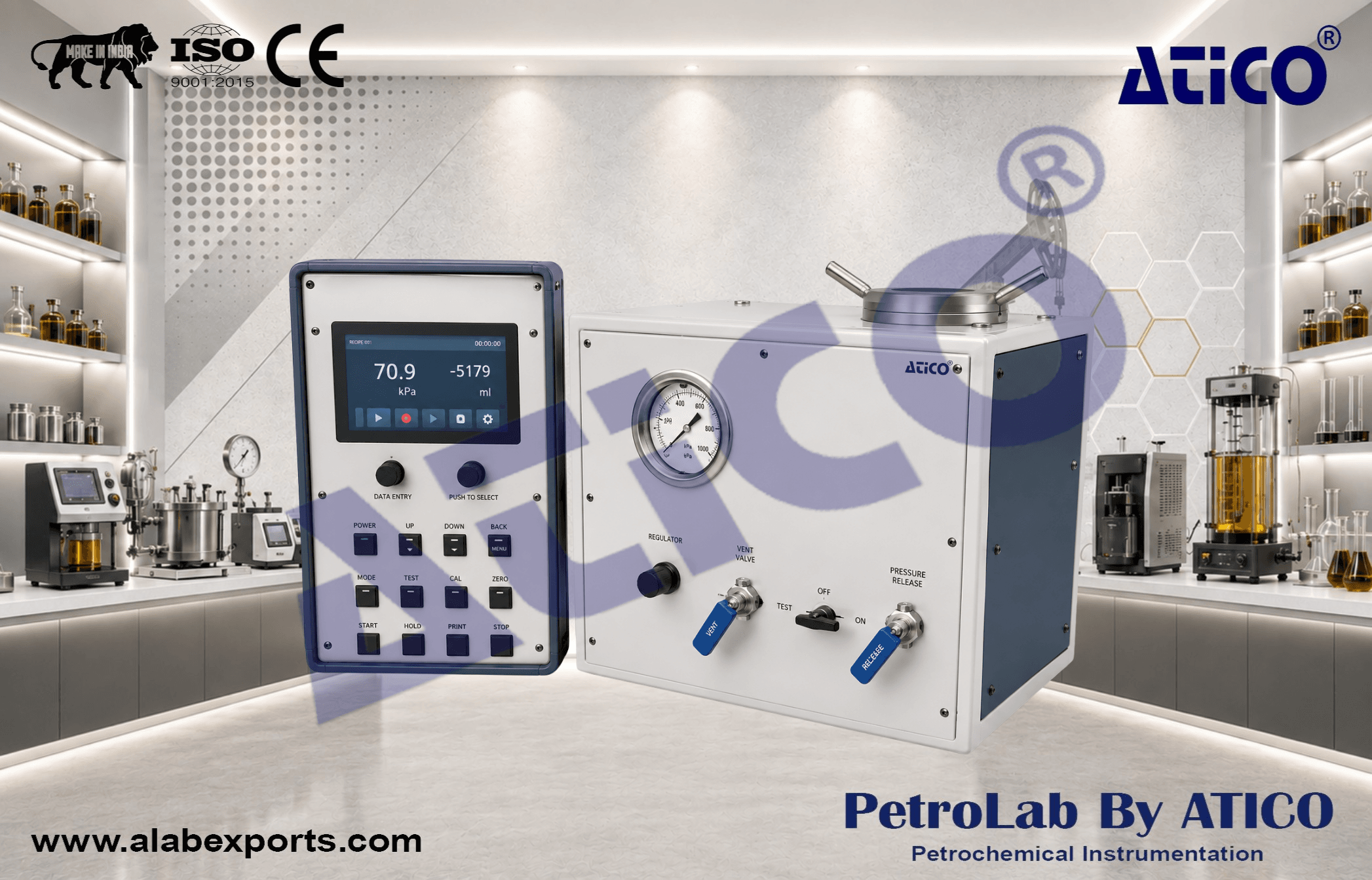 HTHP Benchtop Consistometer oil and petroleum testing instruments by ATICO EXPORT