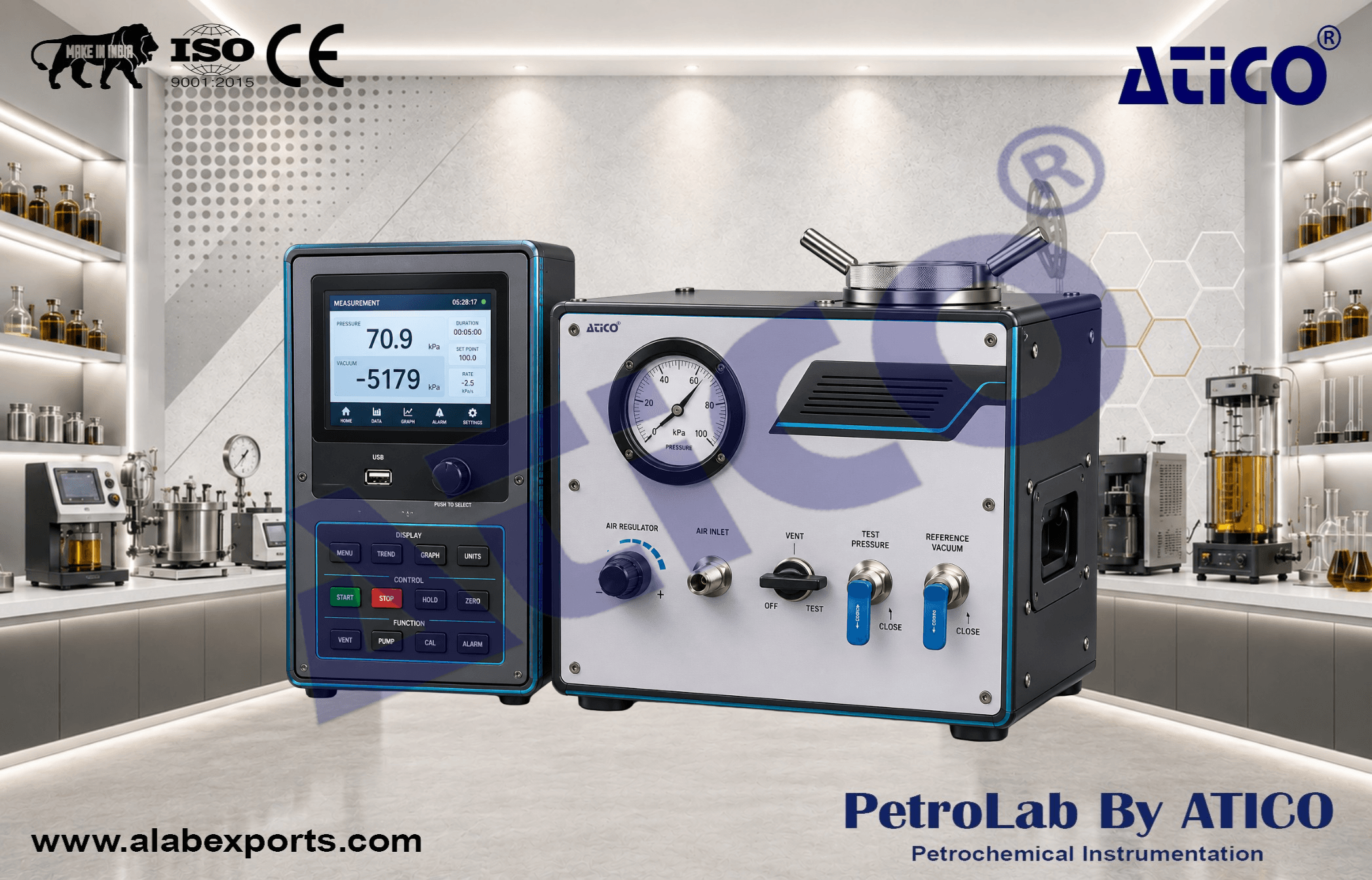 HTHP Benchtop Consistometer oil testing instruments by ATICO EXPORT