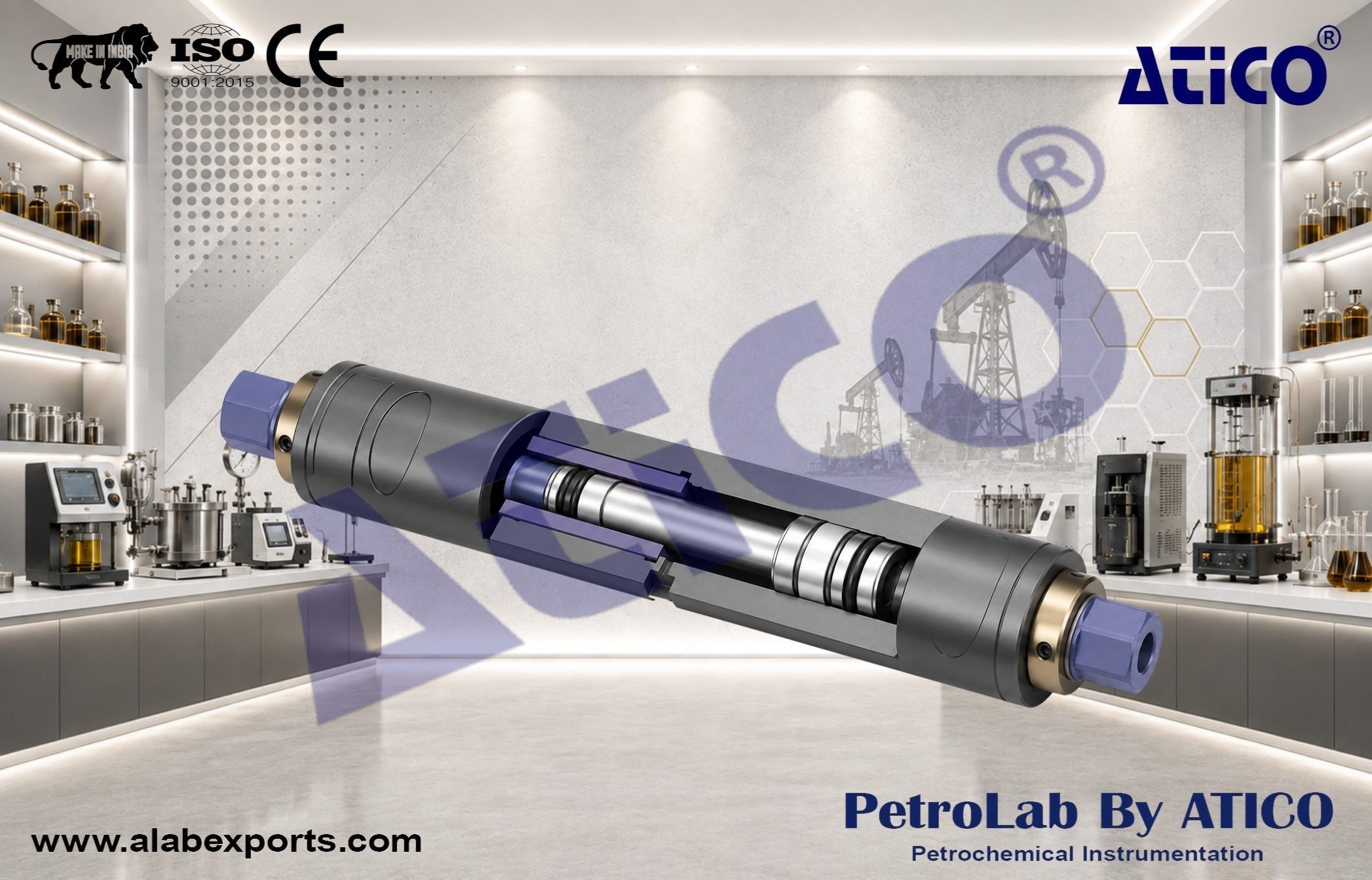 Hydraulic intensifier Special core analysis Instruments