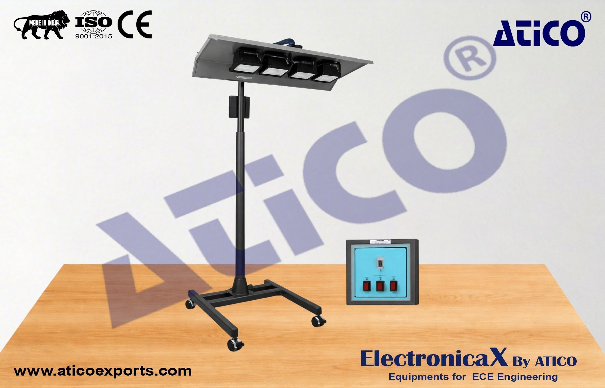 Indoor High Intensity Lamp for Solar PV Panel Trainer