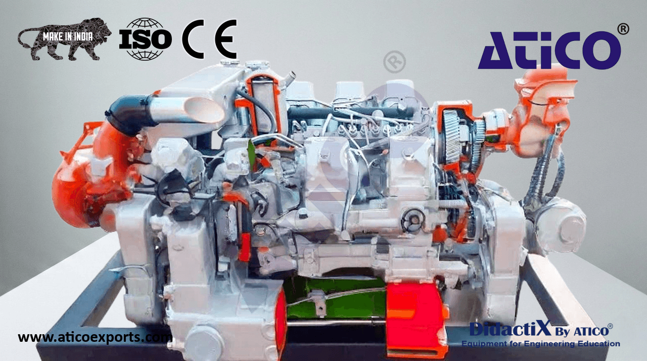 Marine Inboard Diesel Engine, 8-Cylinder, with Turbo Intercooler