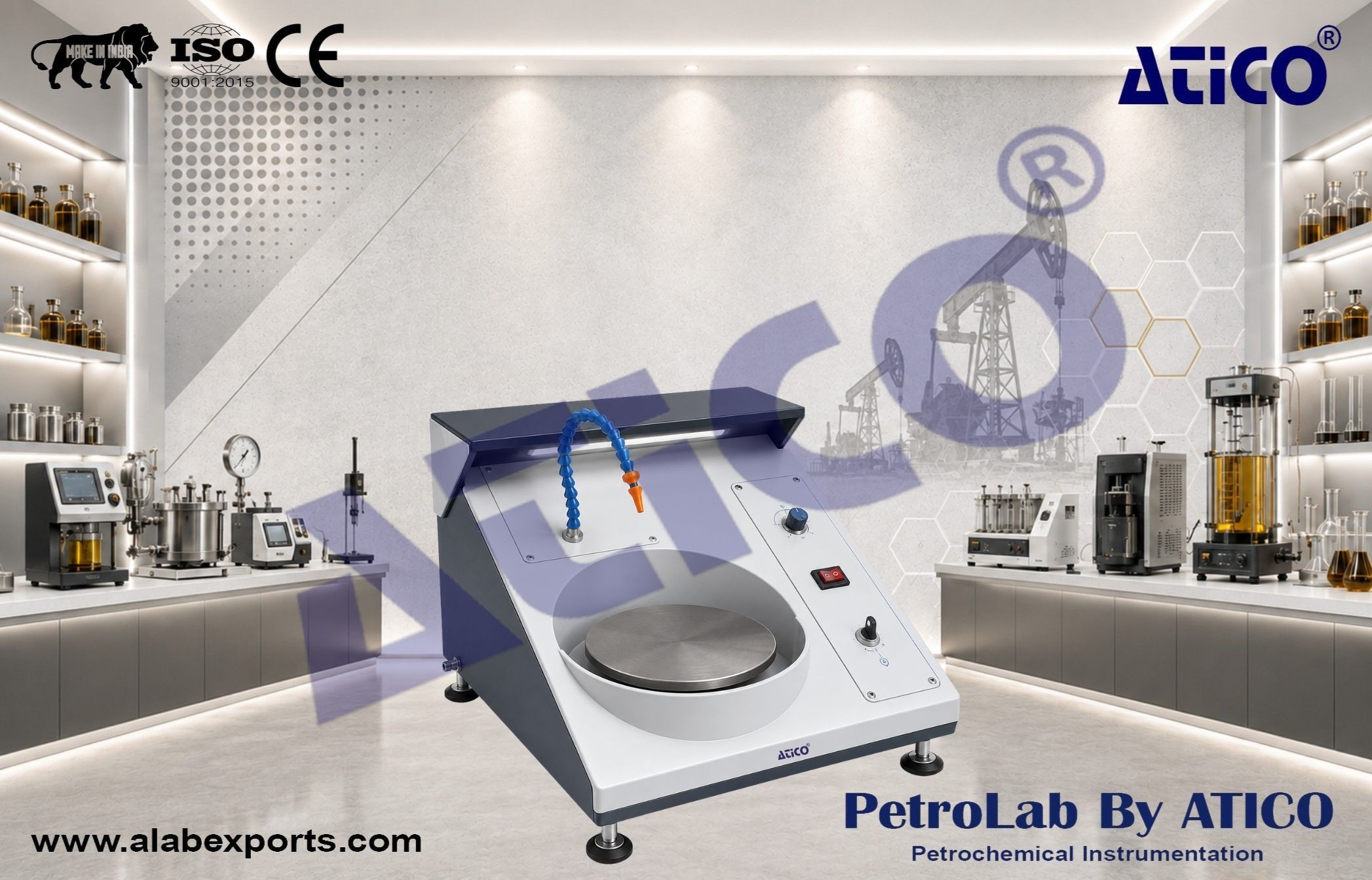 Manual lapping grinding and polishing machine Oilfield instruments