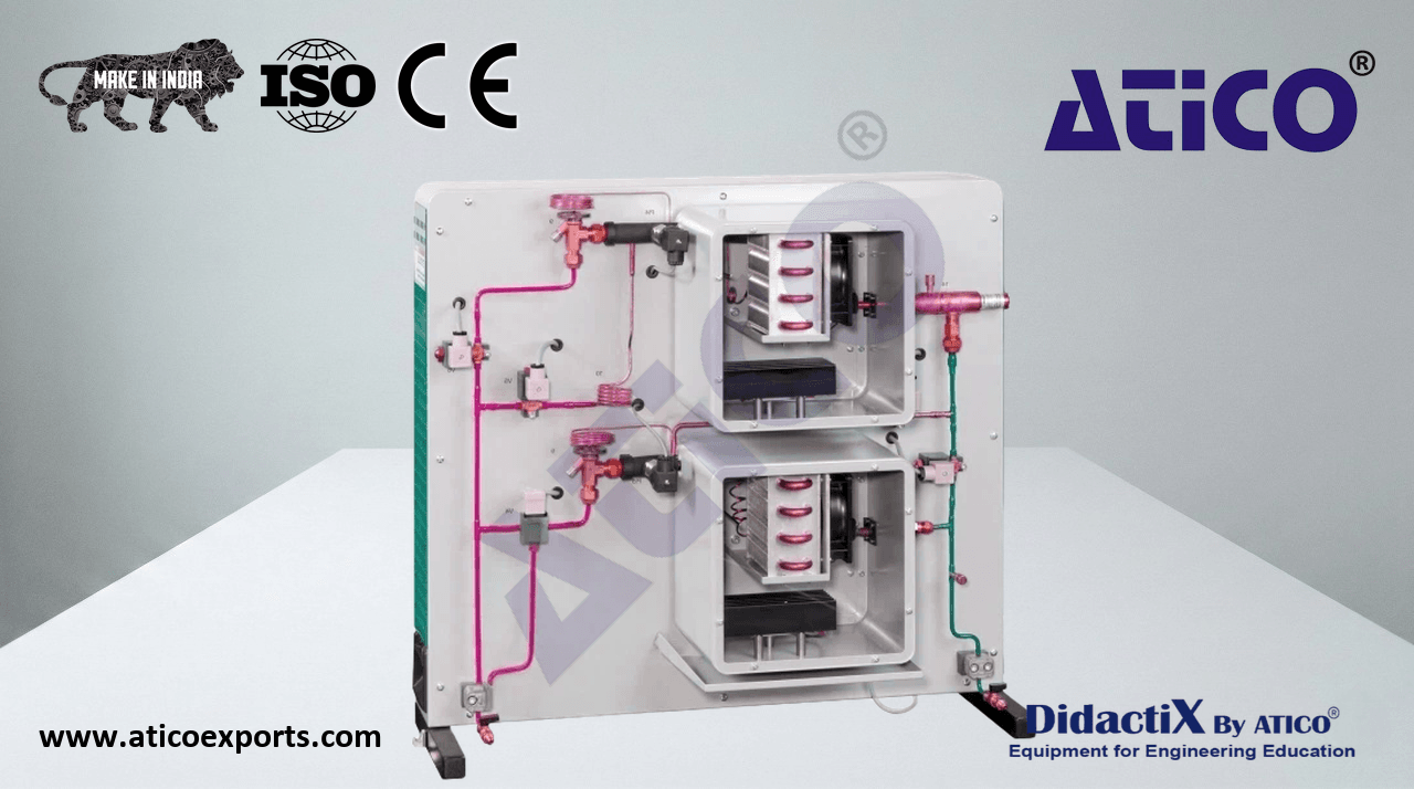 Model of a refrigeration system with refrigeration and freezing stage