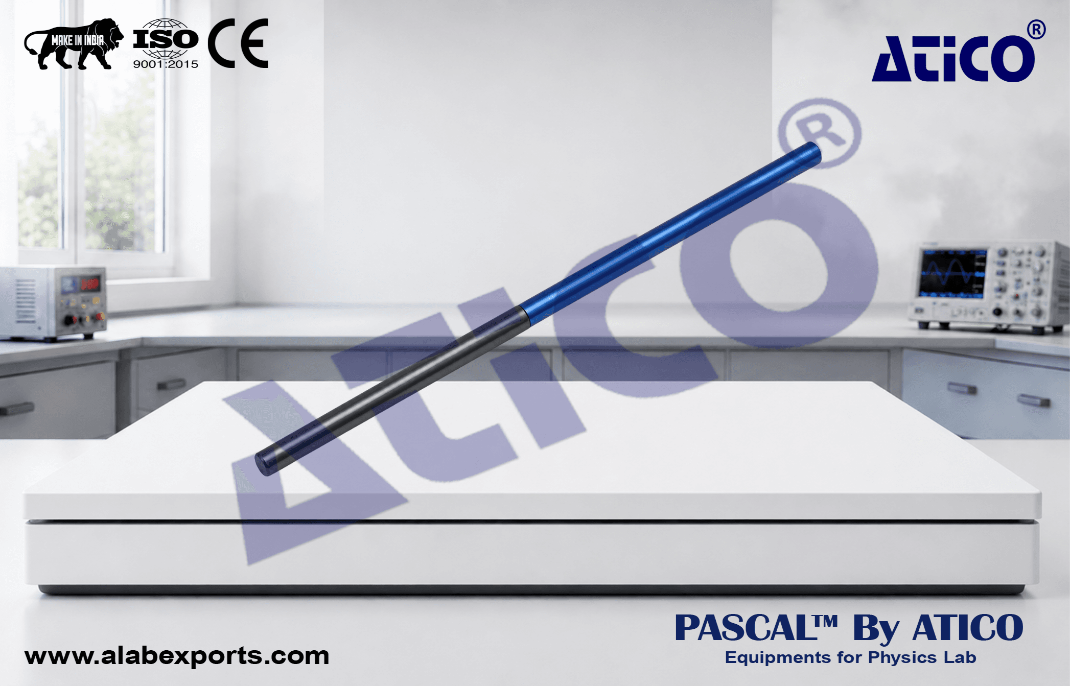Friction Rod Compound Half Glass & Half Brass