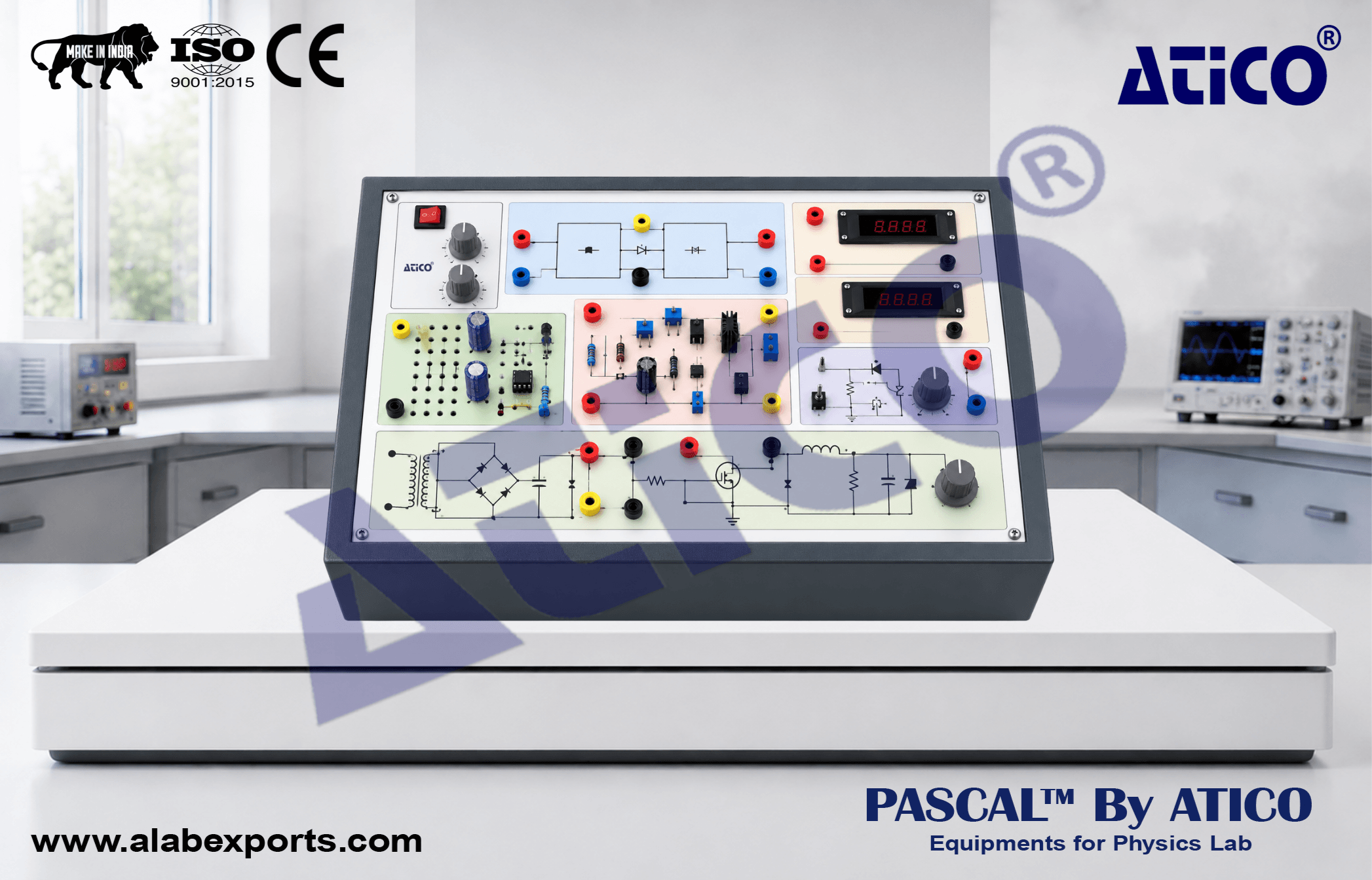 SCR Single Phase Half Controlled Rectifier Ramp Firing