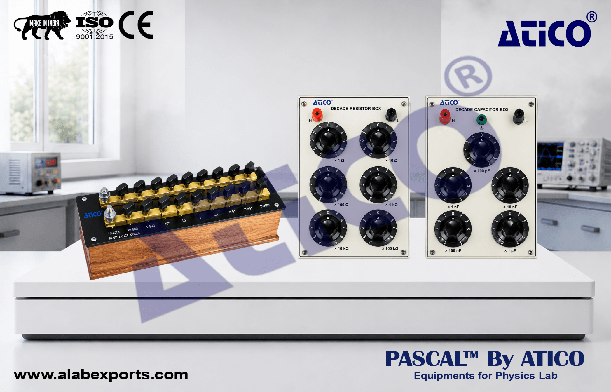 Resistance Inductance & Capacitance Boxes