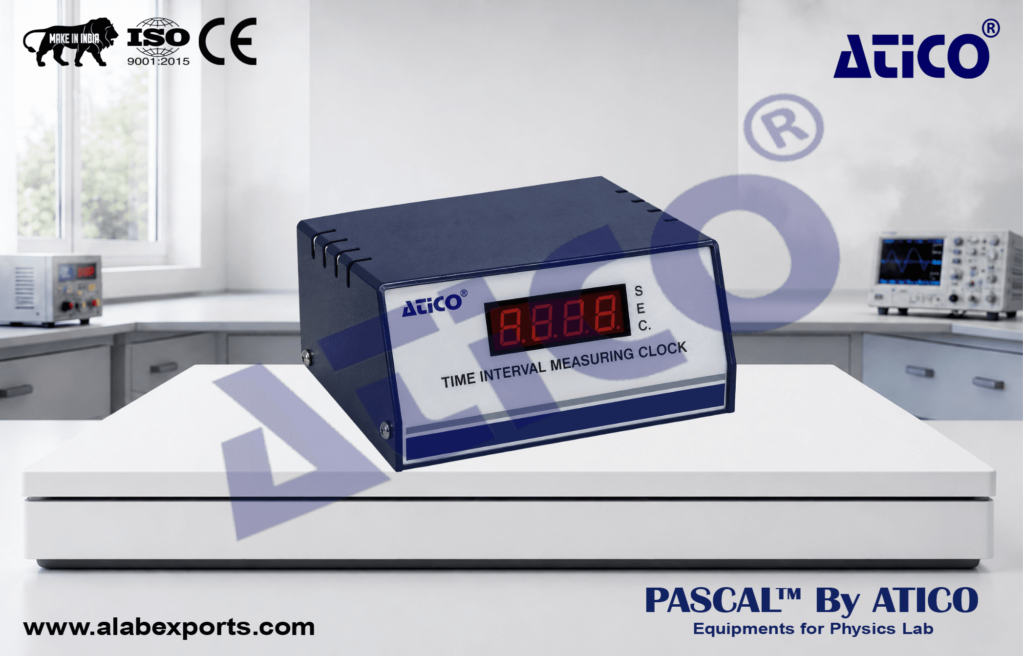 Time Interval Measuring Clock