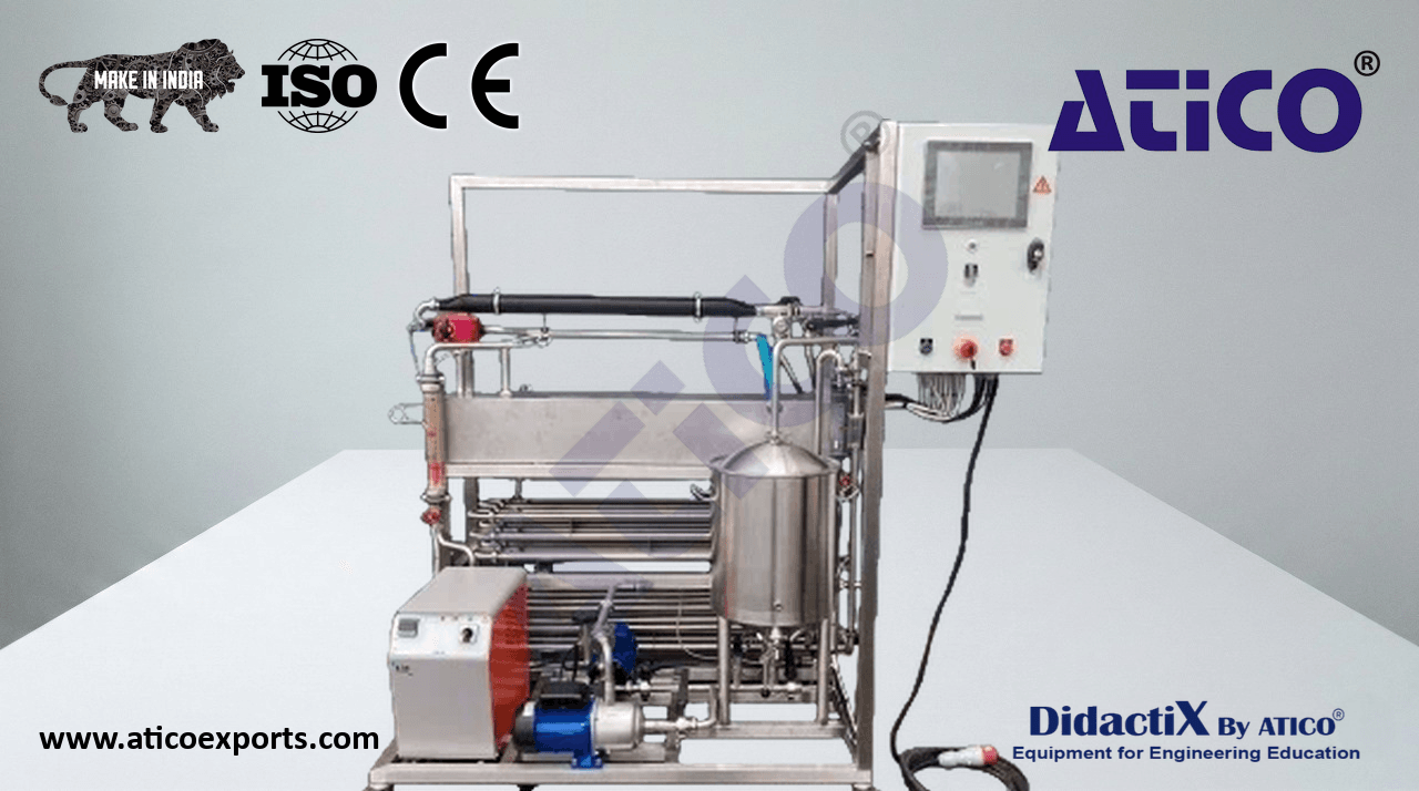 Pasteurization Pilot Unit with Holding Tube and Tubular Heat Exchangers