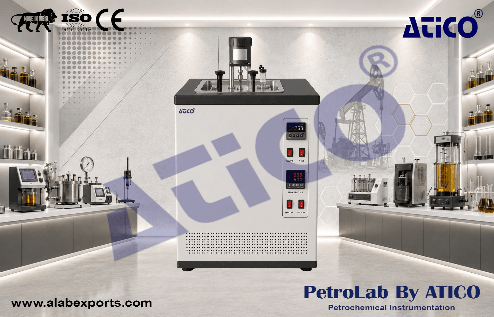 Petroleum Product Copper Strip Corrosion Testing Equipment by ATICO EXPORT