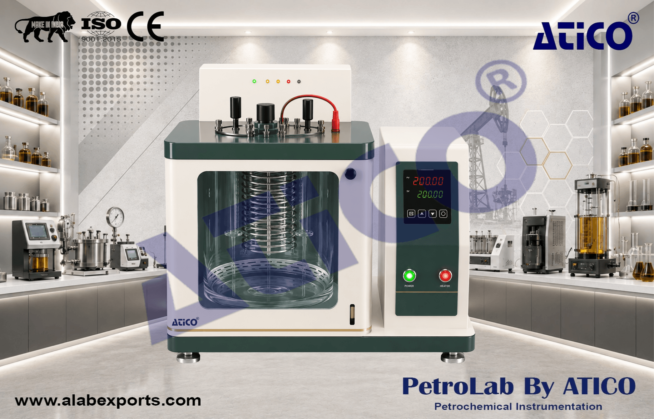 Petroleum Product High Temperature Viscosity Testing Equipment by ATICO EXPORT