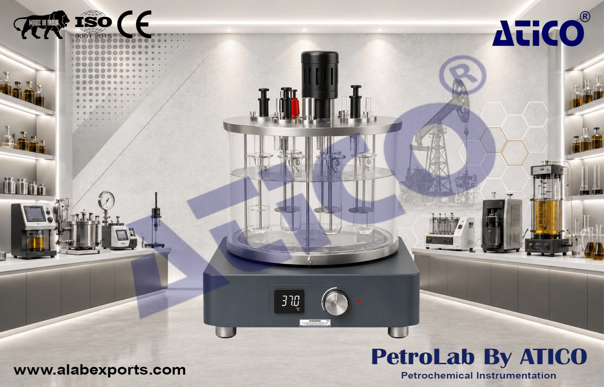 Petroleum Product Kinematic Viscosity Equipment by ATICO EXPORT