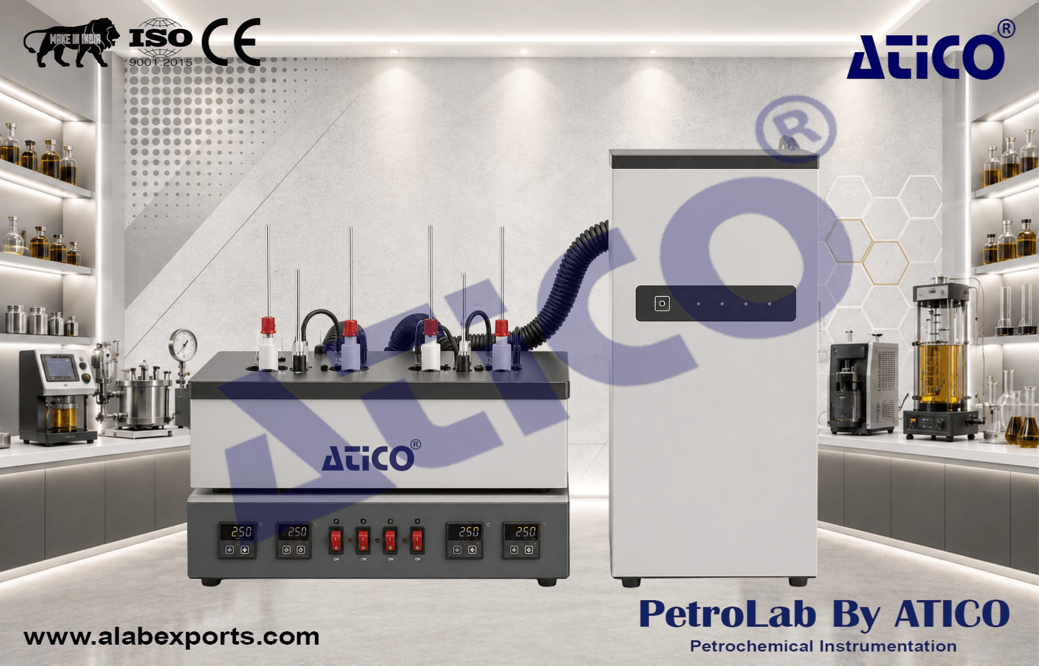 Petroleum Product Pour Point Testing Equipment Four Port by ATICO EXPORT