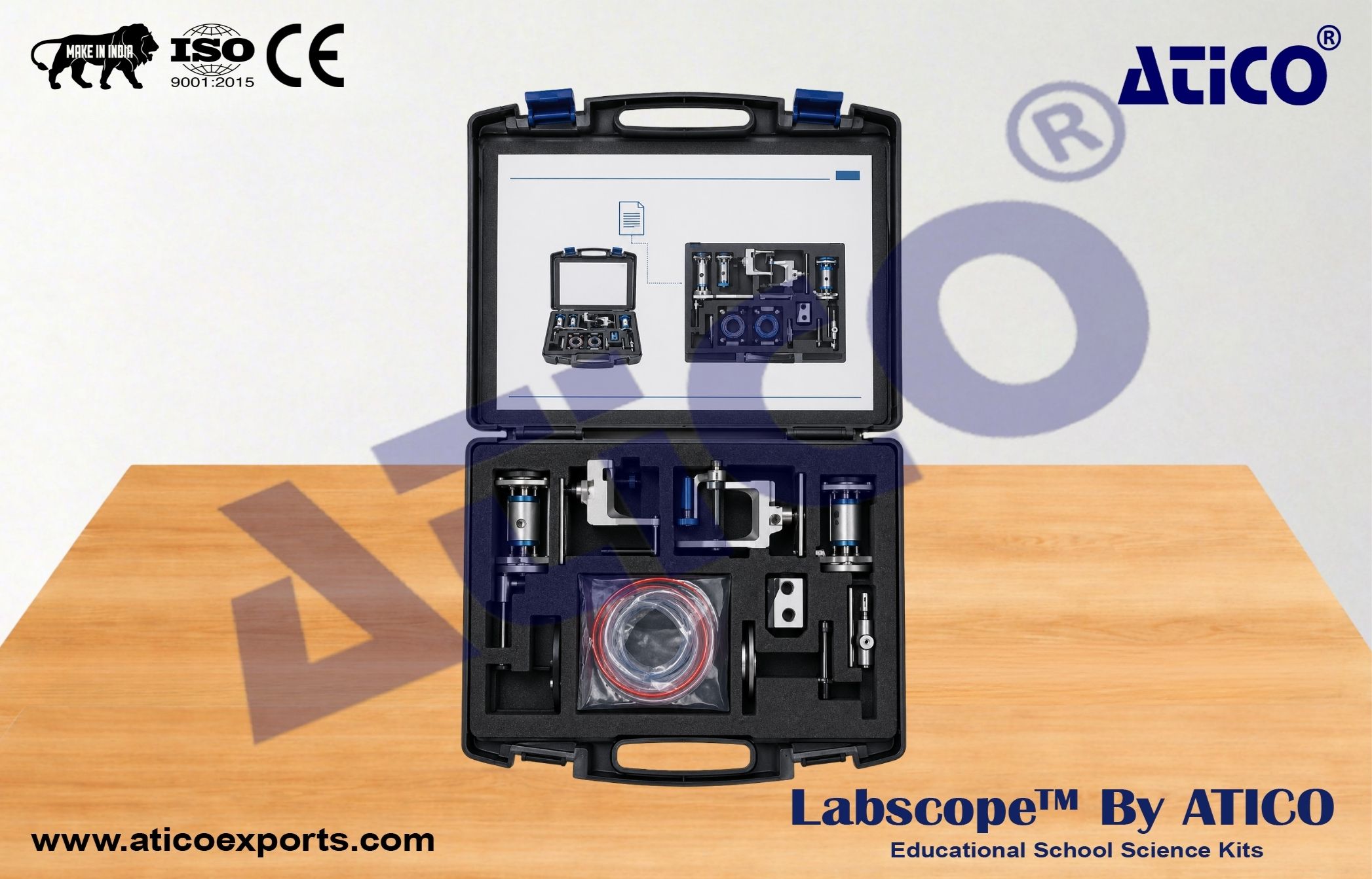 Physics Demonstration kit Dyna for Lab Use in Schools & Colleges ATICO Export