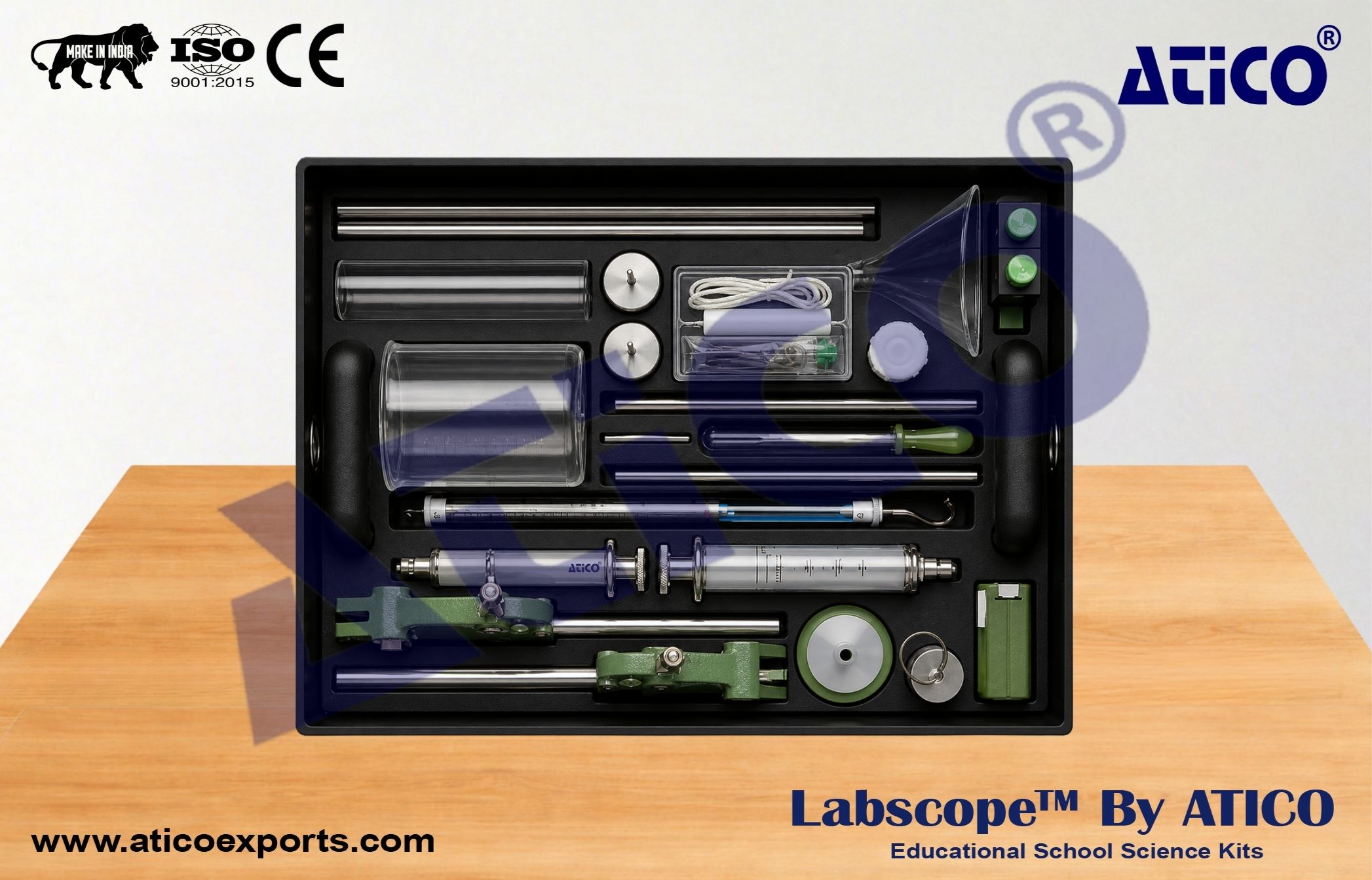 Physics Mechanics Liquids and Gas Science Kits for Lab Use in Schools & Colleges ATICO Export