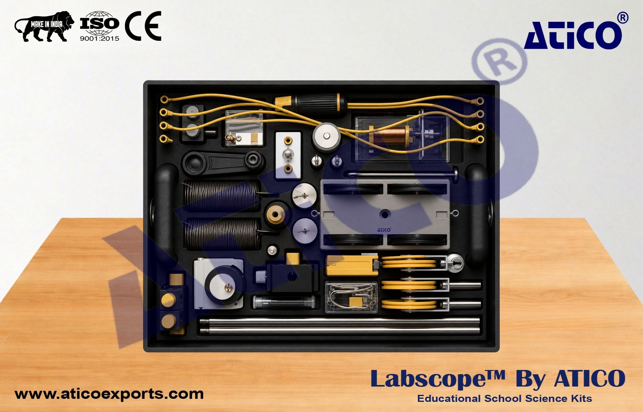 Physics Mechanics Oscillatiion and wave Science Kits for Lab Use in Schools & Colleges ATICO Export