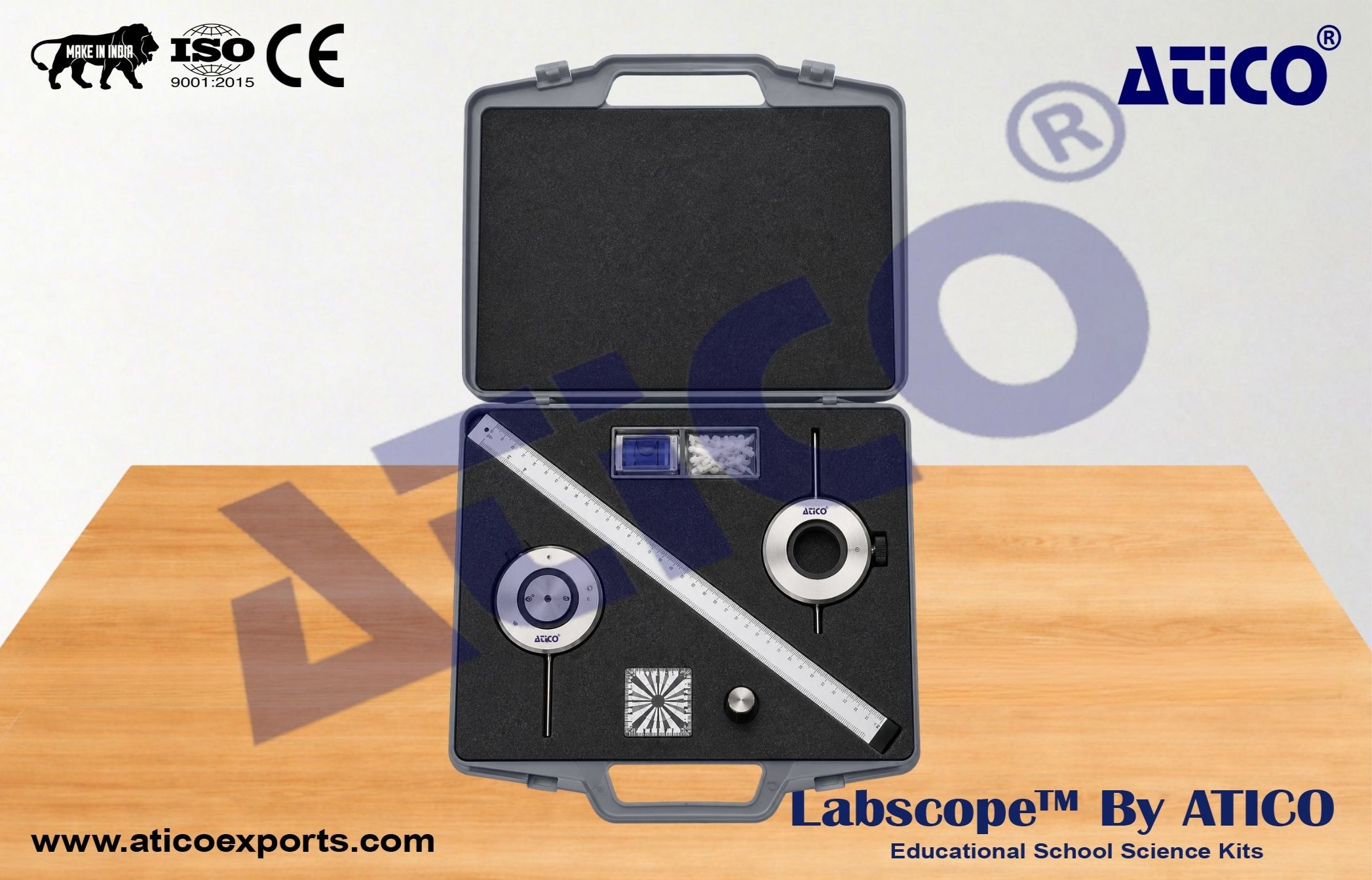 Physics Optics Demonstration kit Functional human eye model for Lab Use in Schools & Colleges ATICO Export