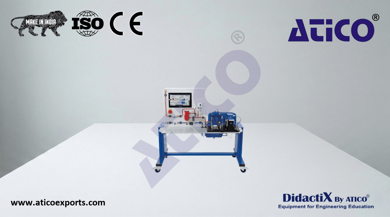 Piston compressor in refrigeration