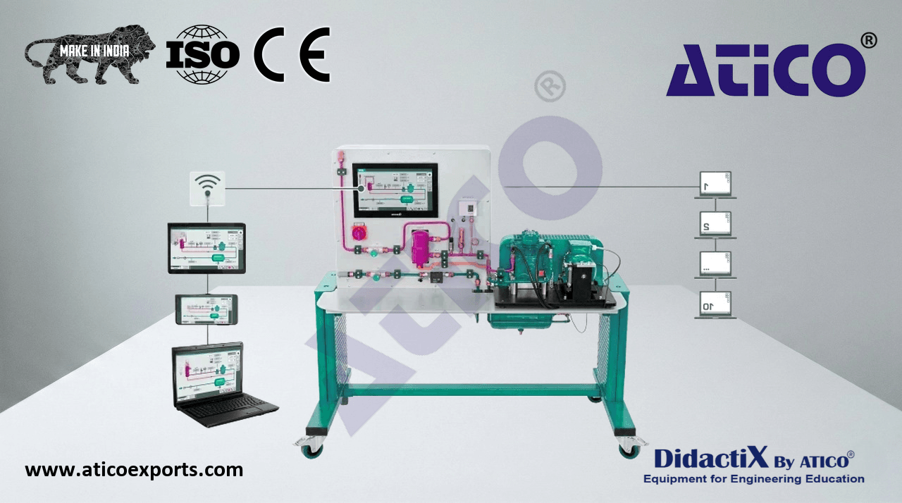 Piston compressor in refrigeration Deluxe