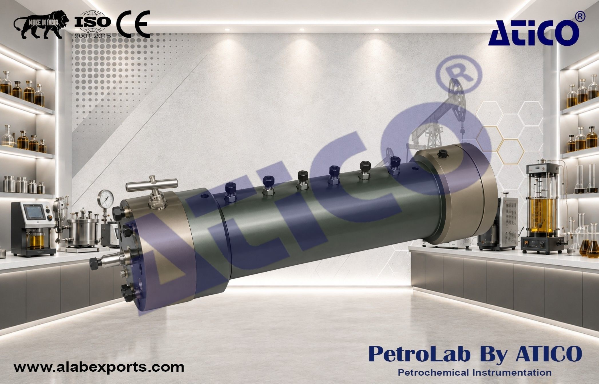 Pressure tapped Leakoff Core Holder Special core analysis Instruments