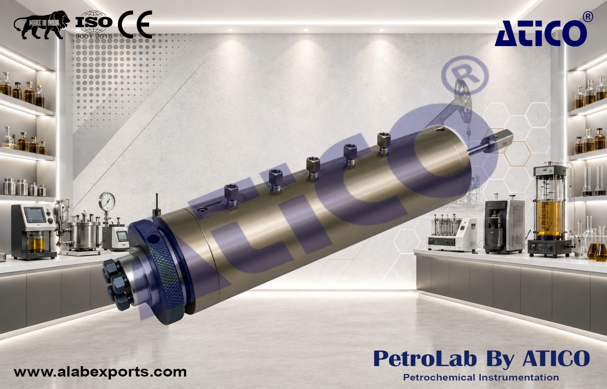 Pressure tapped hydrostatic coreholder Special core analysis Instruments