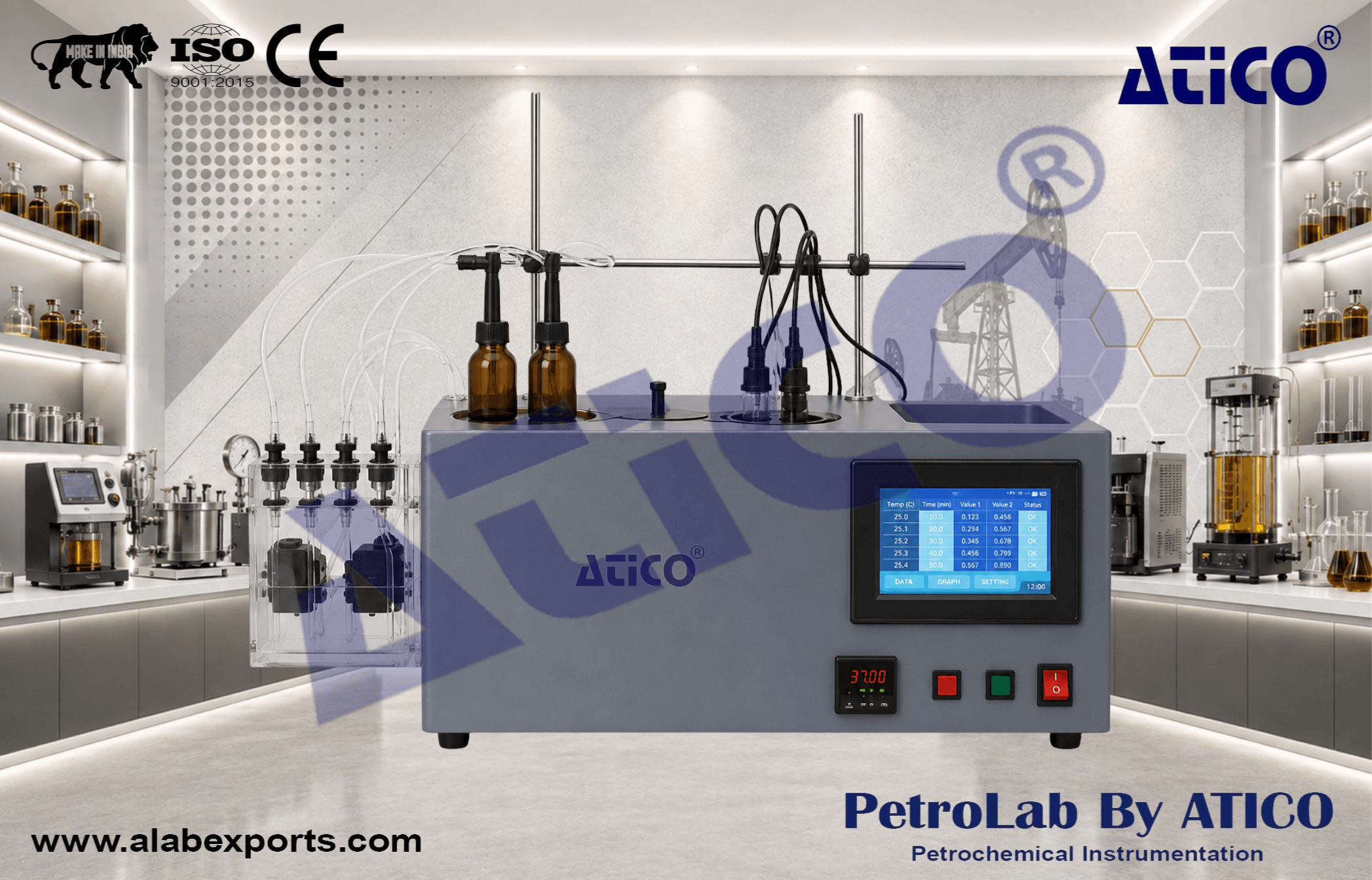 Rapid Metal Silver Strip Corrosion Testing Equipment by ATICO EXPORT