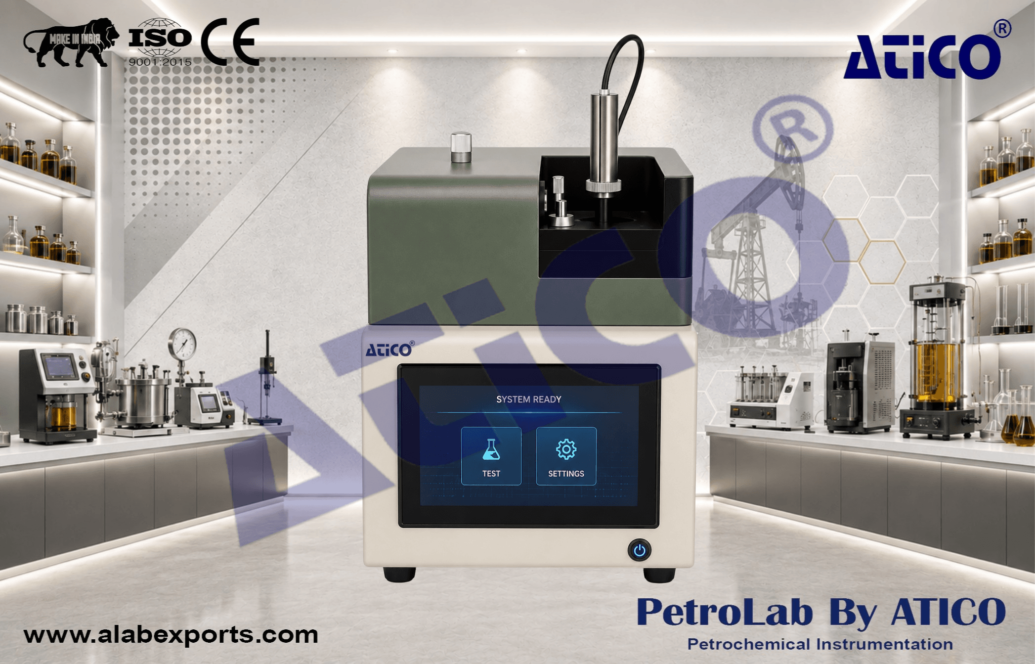 Rapid Micro Distillation Testing Equipment by ATICO EXPORT