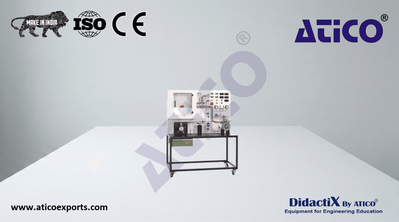 Refrigeration system with open compressor