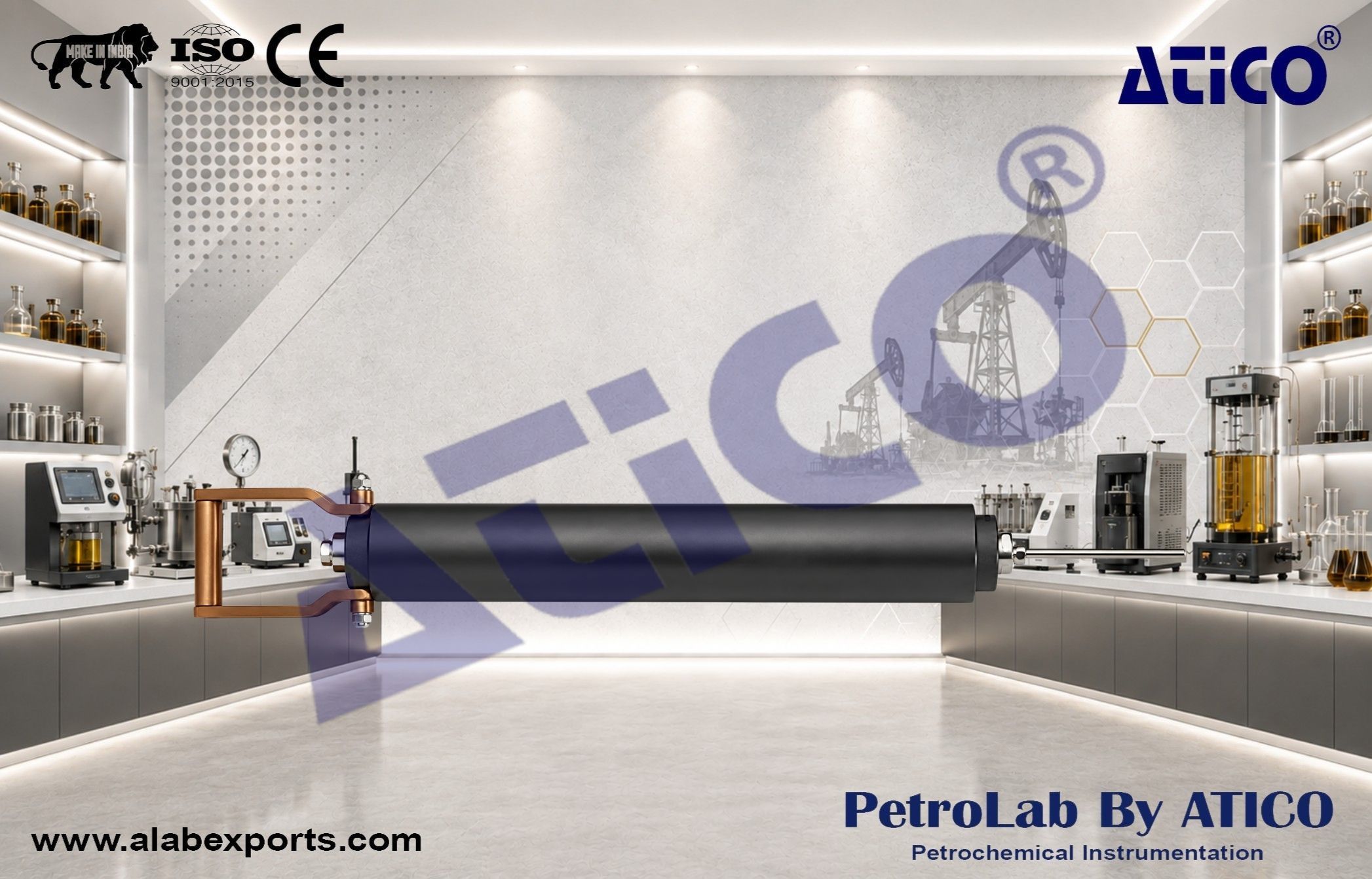 Rodded floating piston accumulator Special core analysis Instruments