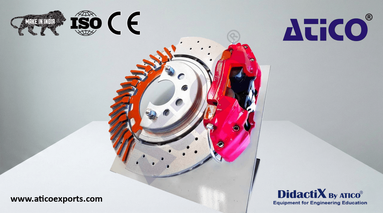 Self-Ventilated Brake Group with 4 Small Pistons