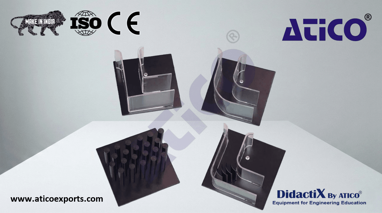 SET OF ADDITIONAL MODELS FOR FLOW VISUALISATION WIND TUNNEL