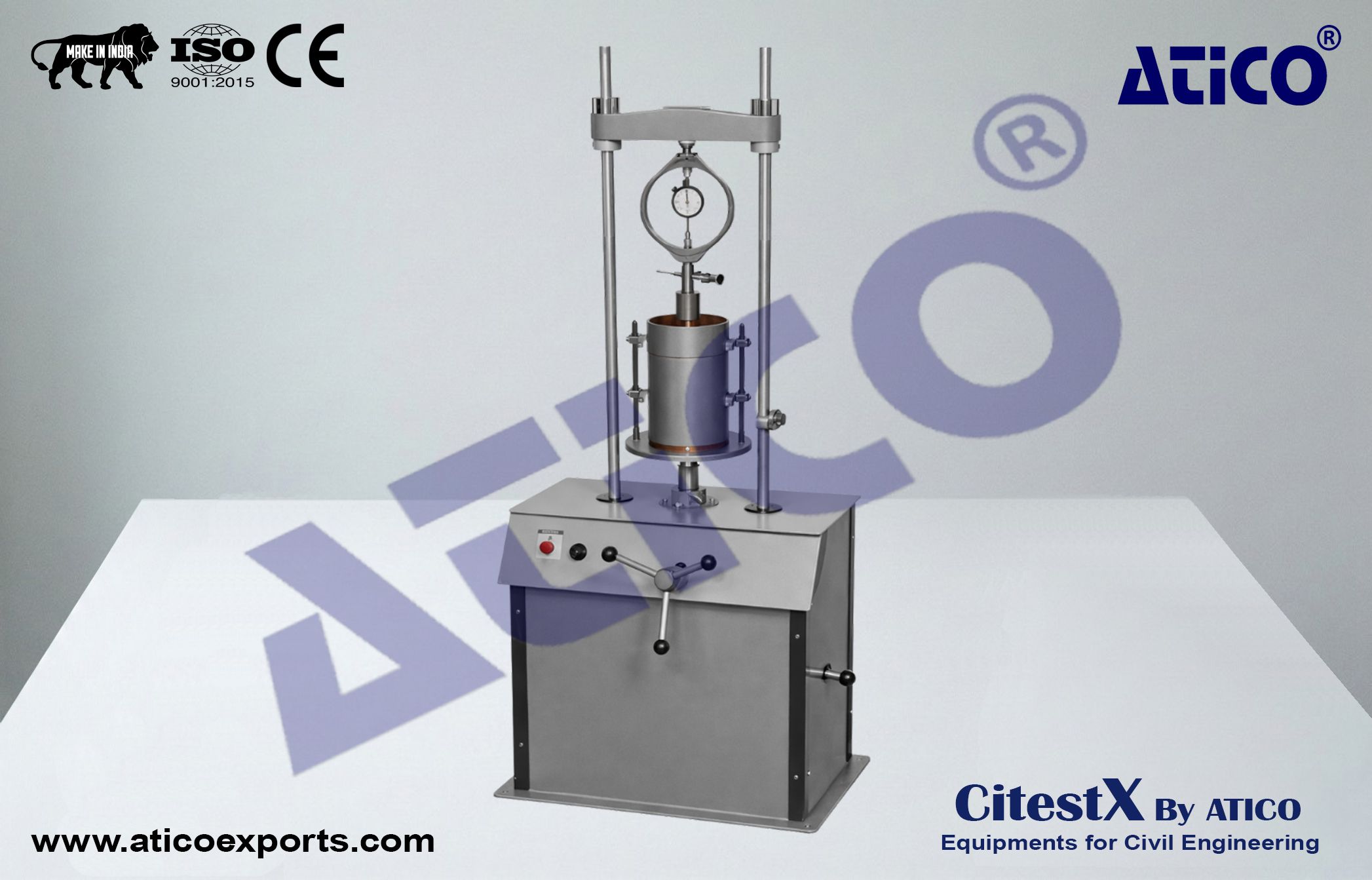 Laboratory California Bearing Ratio Apparatus Motorized
