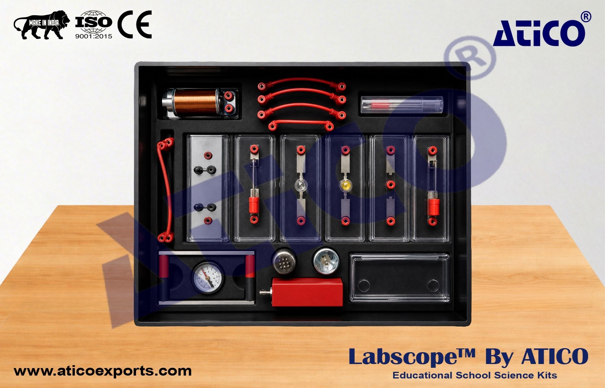 Science and Technology Electrics and Magnetism Science Kits for Lab Use in Schools & Colleges ATICO Export 
