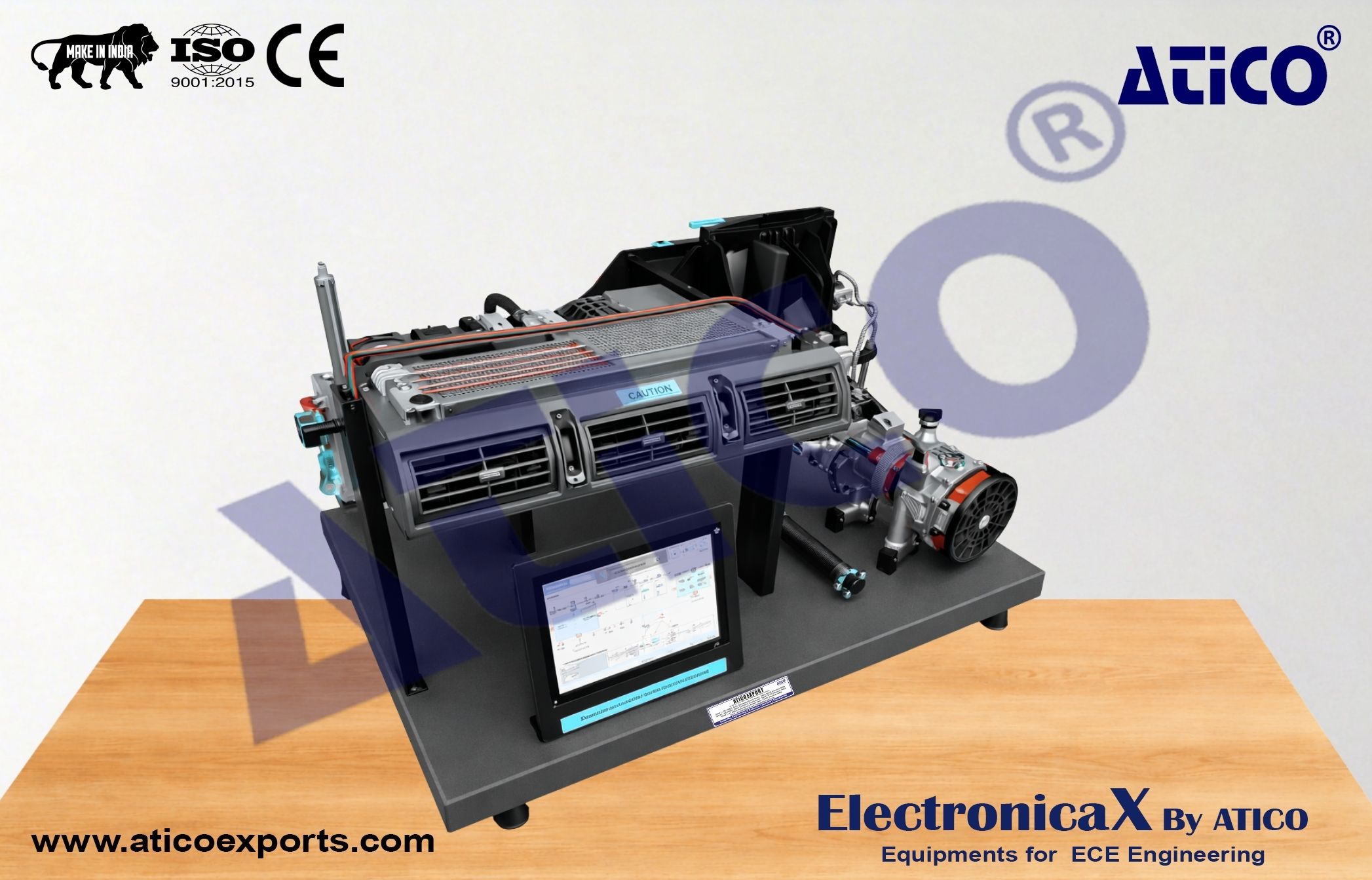 Sectioned Automotive AC System